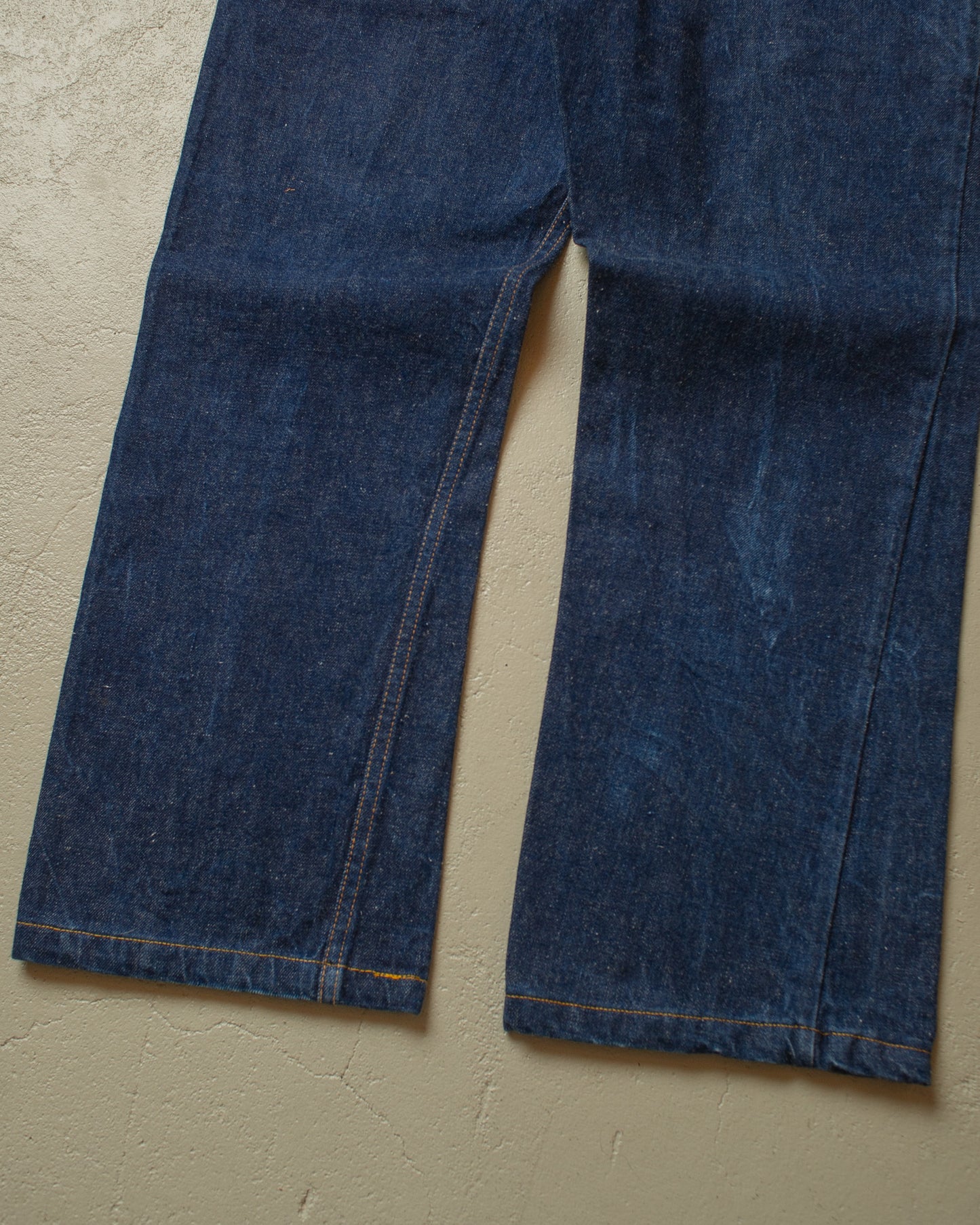 1970s Levi´s Big E Faded Jeans navyblue - W38 L31