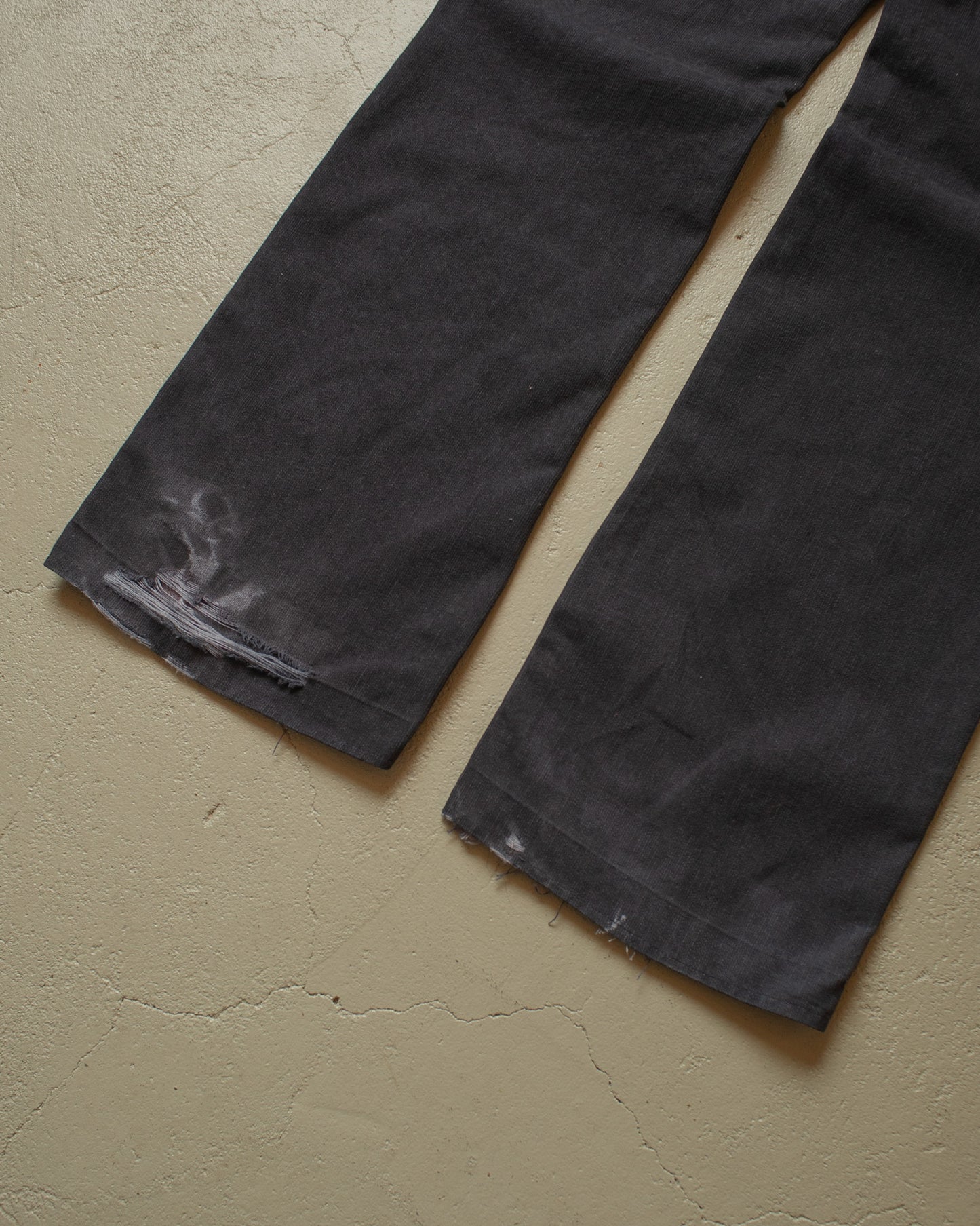 1960s/70s Levi´s Big E Overdyed Flared Pants black - W31 L33