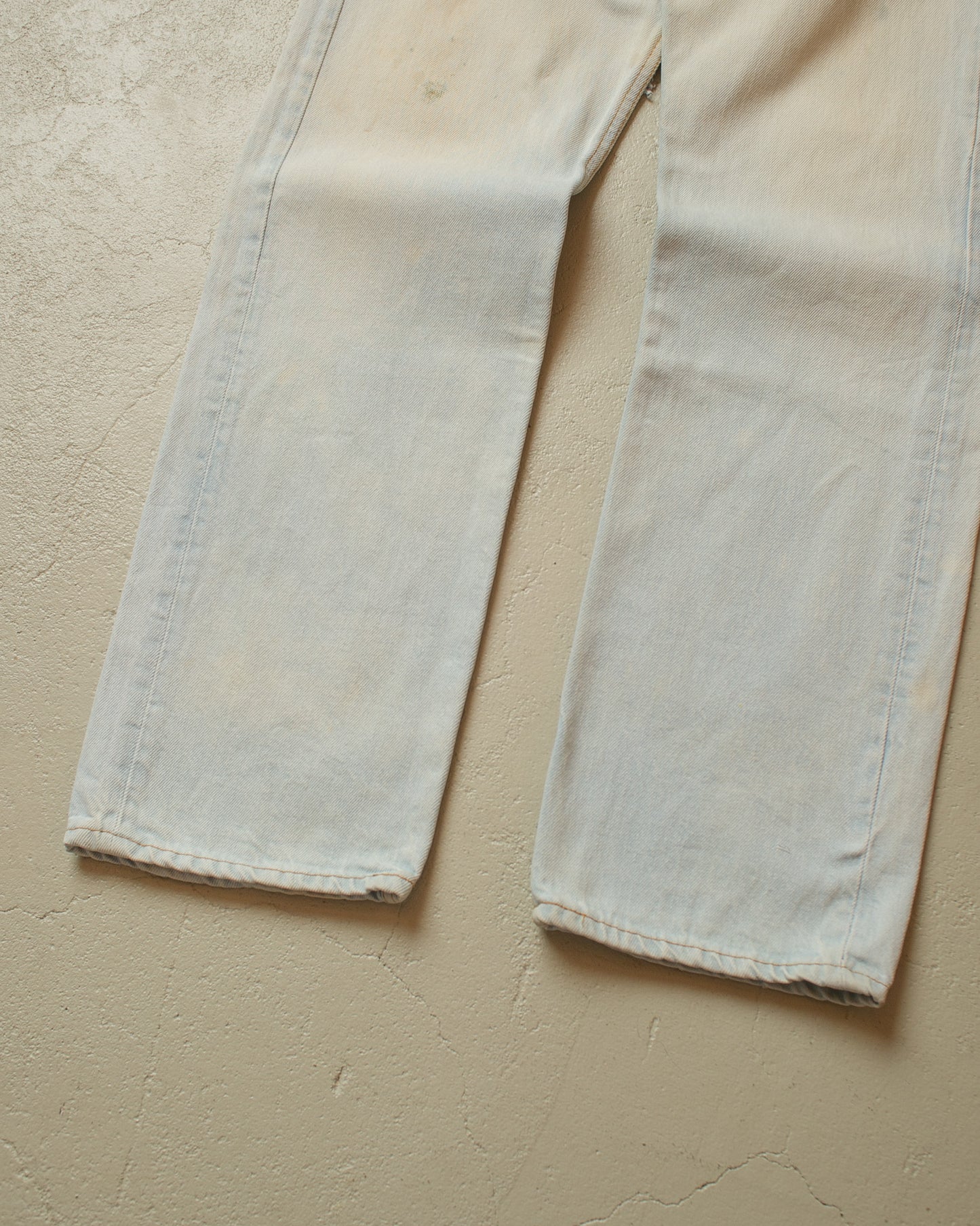 1987 Levi´s 501 Handpainted Smiley Jeans blue - W30 L32