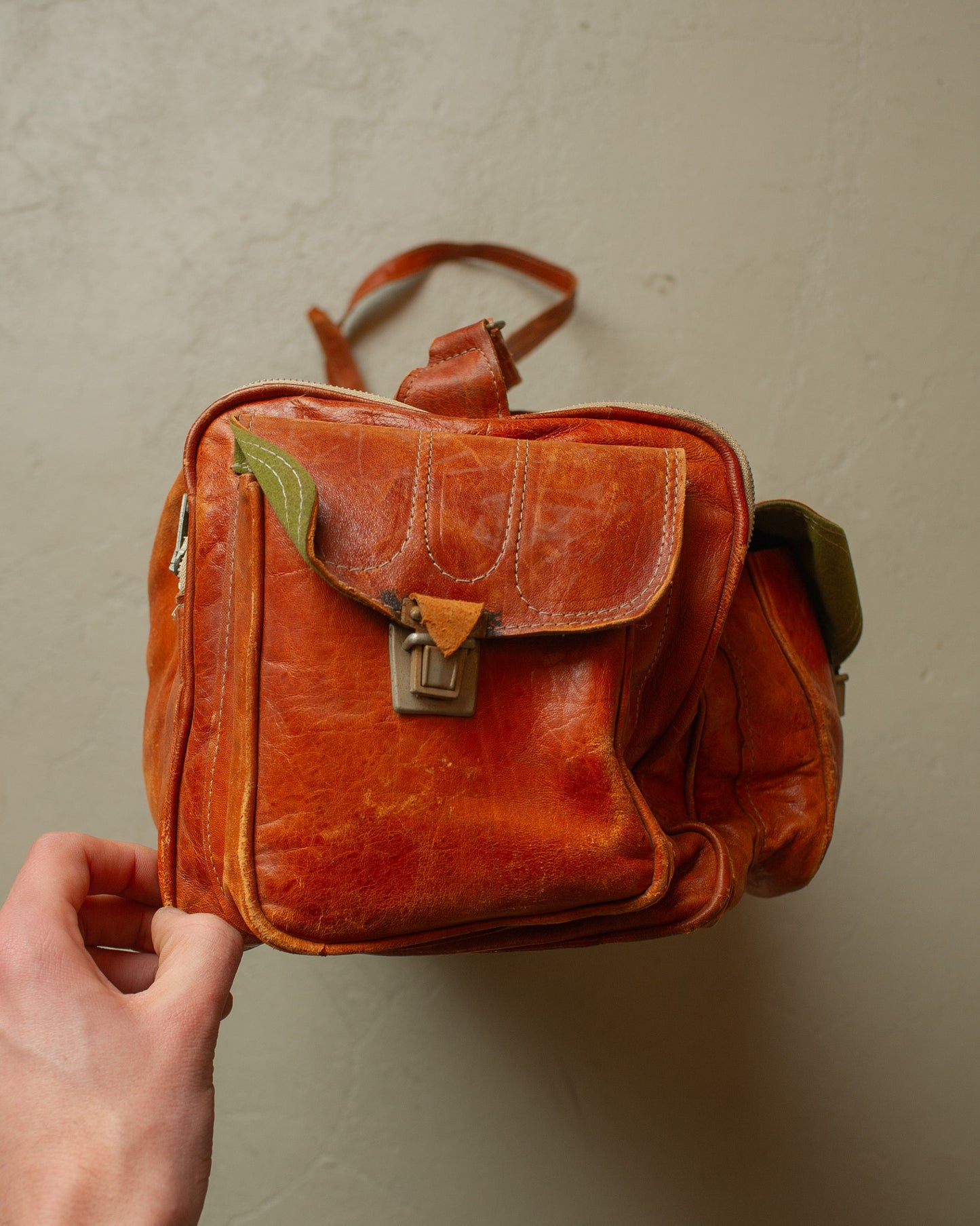 1970s/80s Leather Weekender Bag brown