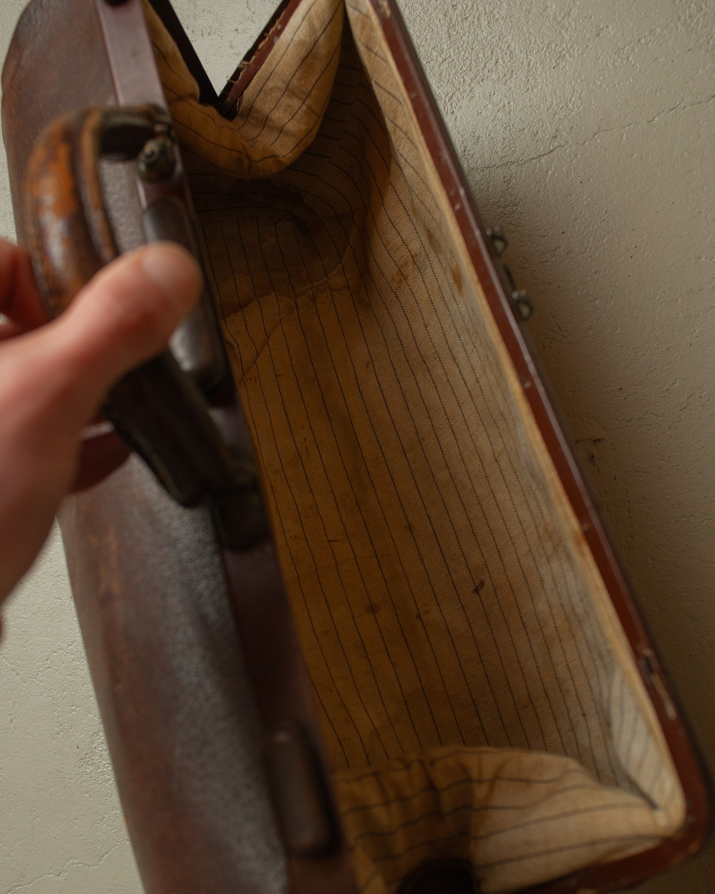 1920s/30s Leather Travel Bag brown