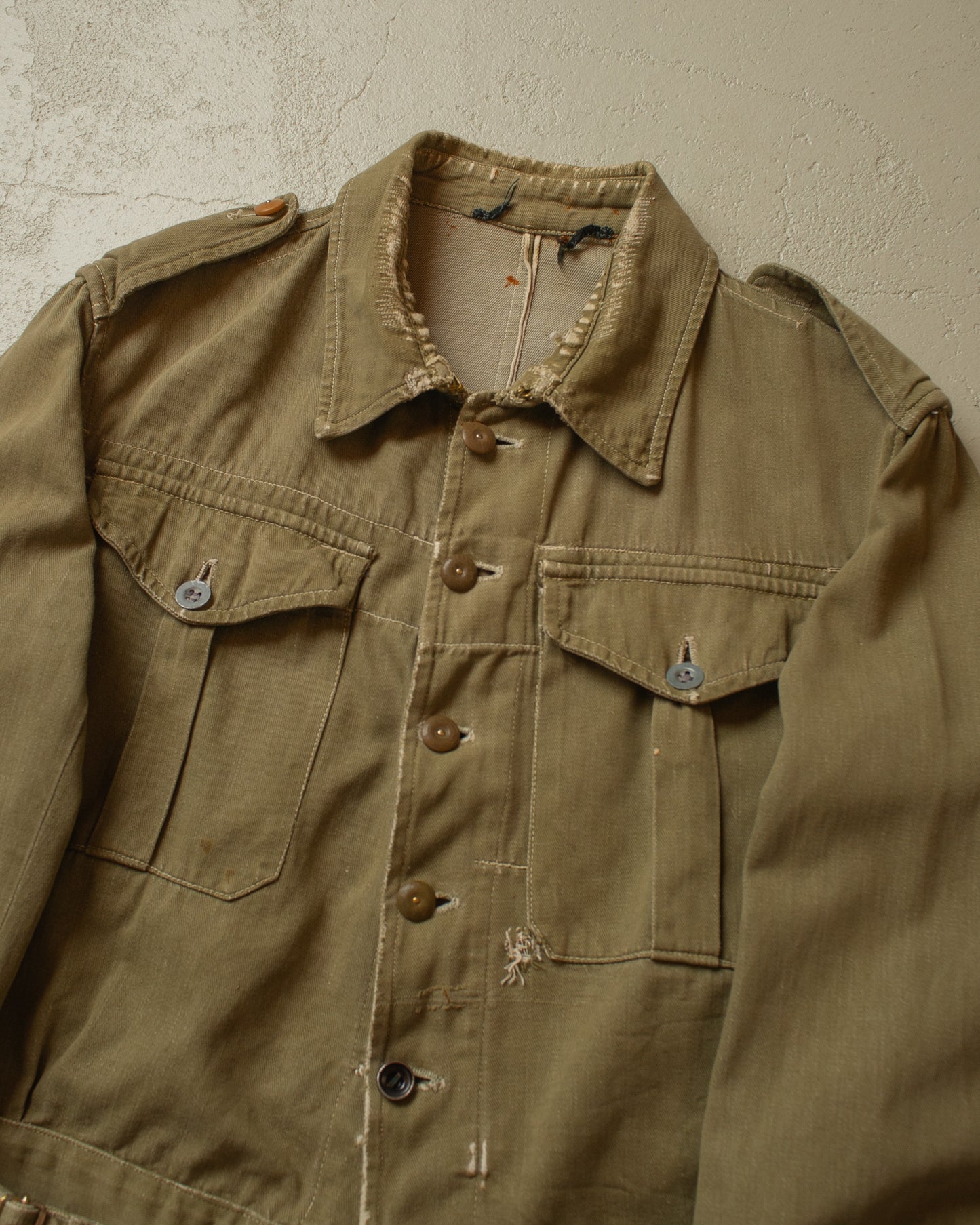 1942 repaired British Battledress khaki - S/M