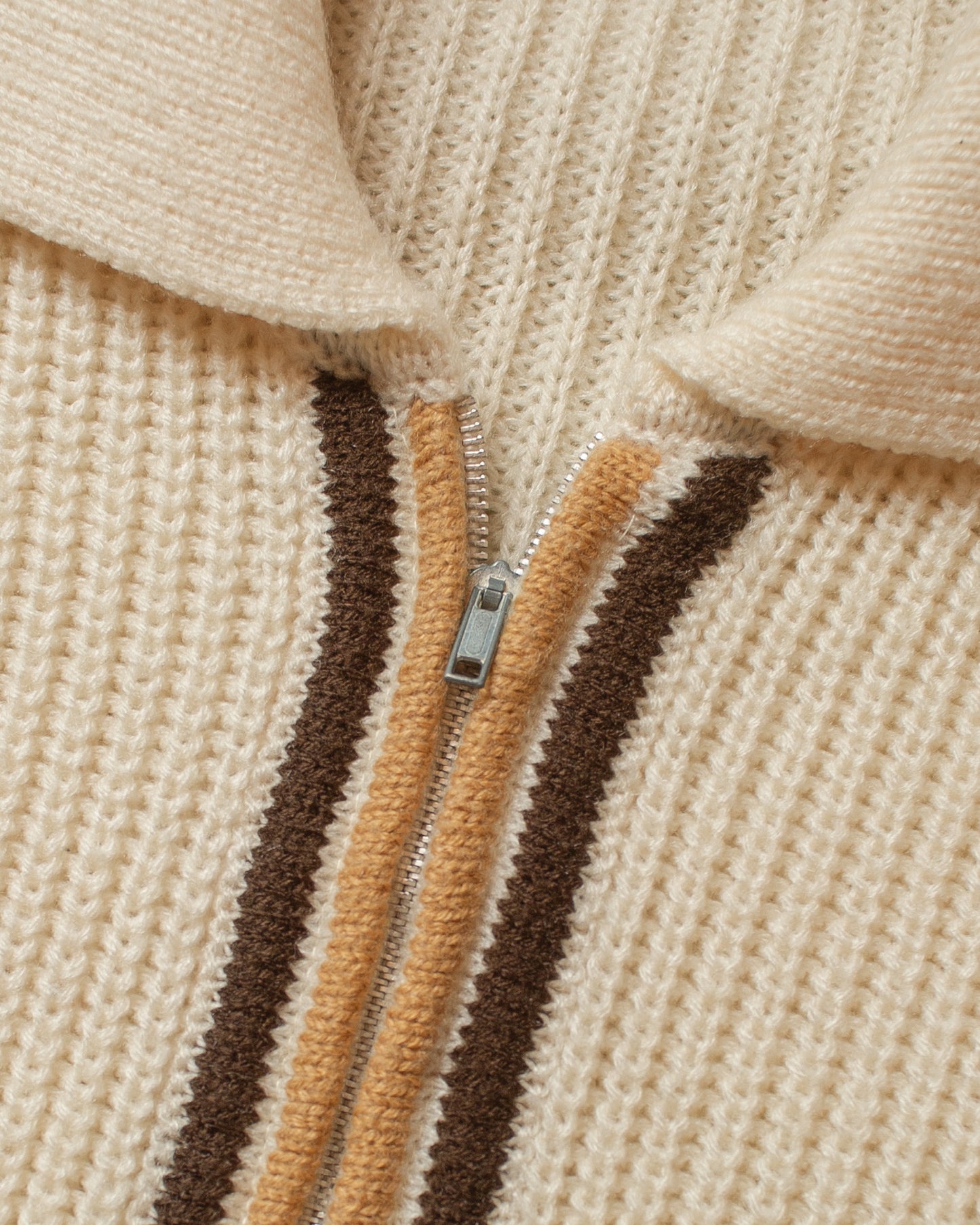 1960s Handmade Knit Jacket beige - L/XL