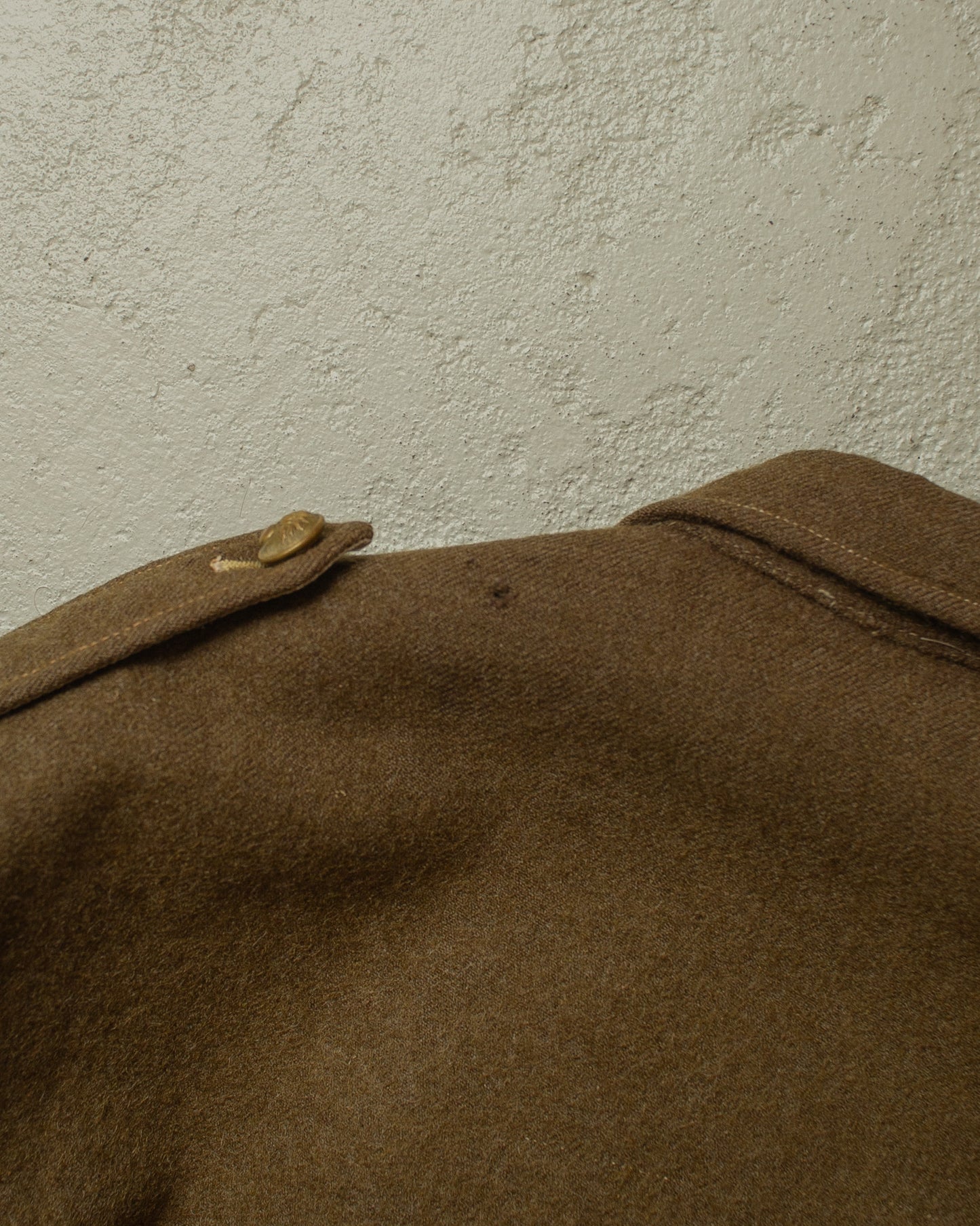 1950s French Wool Field Jacket khaki/brown - L/XL