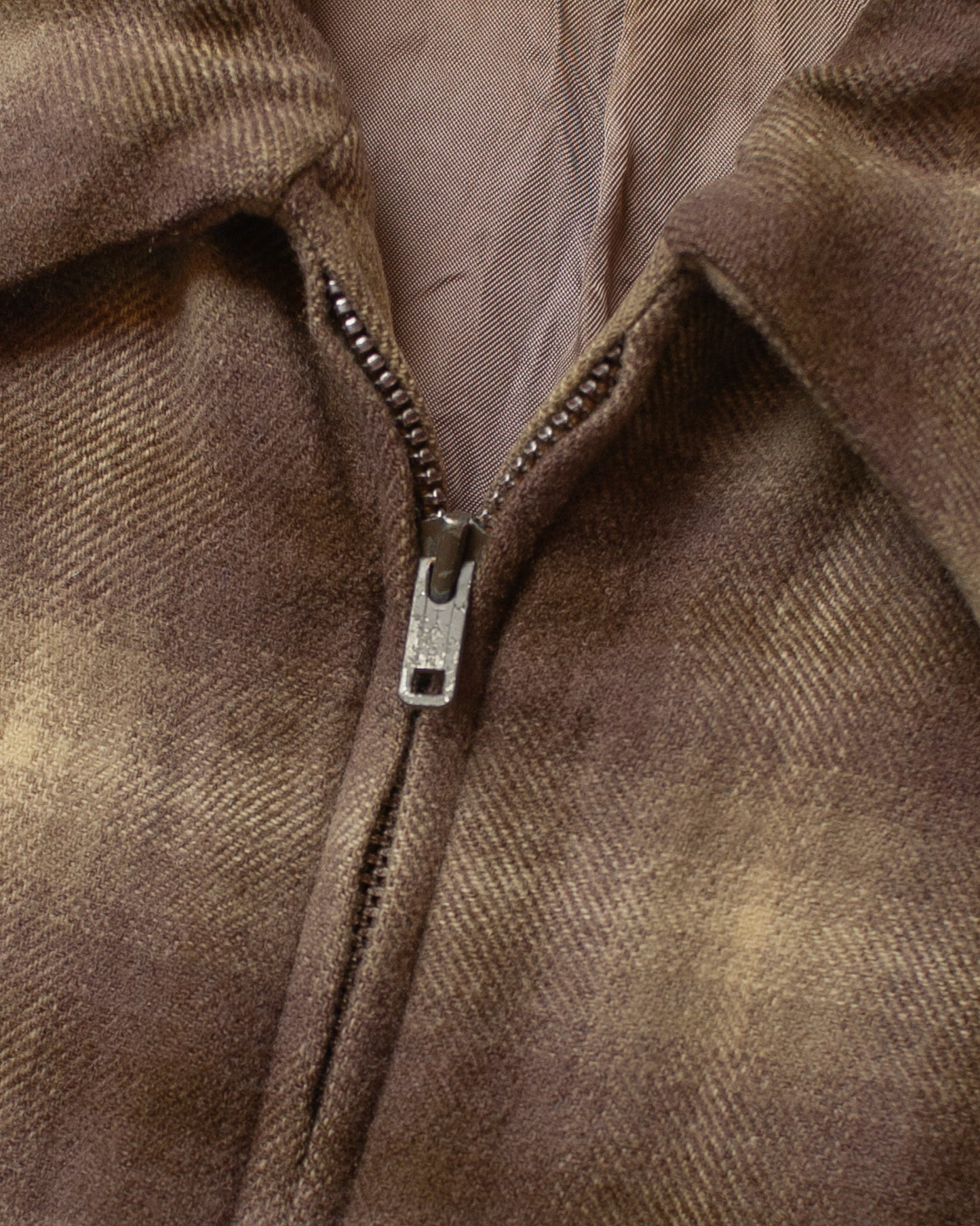1960s Pendleton checkered Wool Jacket brown - M