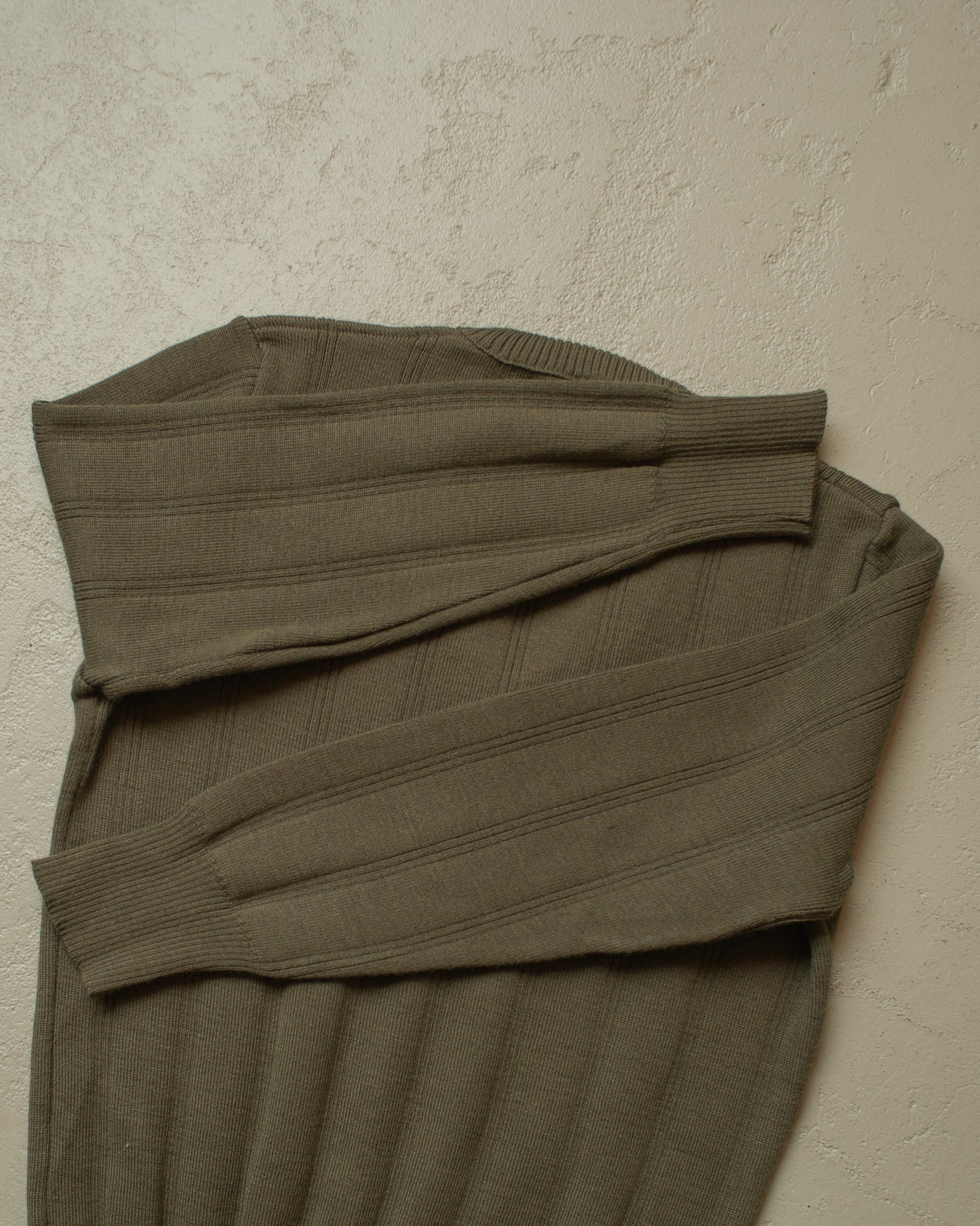1950s/60s East German NVA Knit Sweater grey - S/M