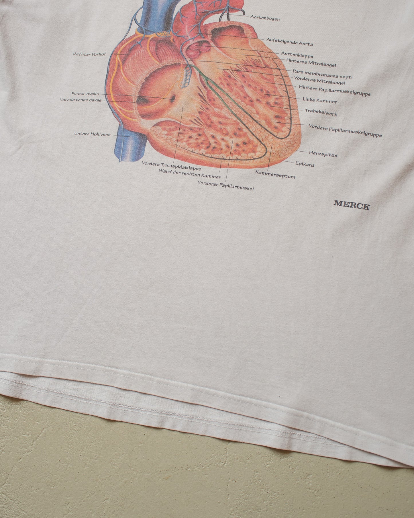 1990s Heart-Breaker Anatomy T-shirt white - XL