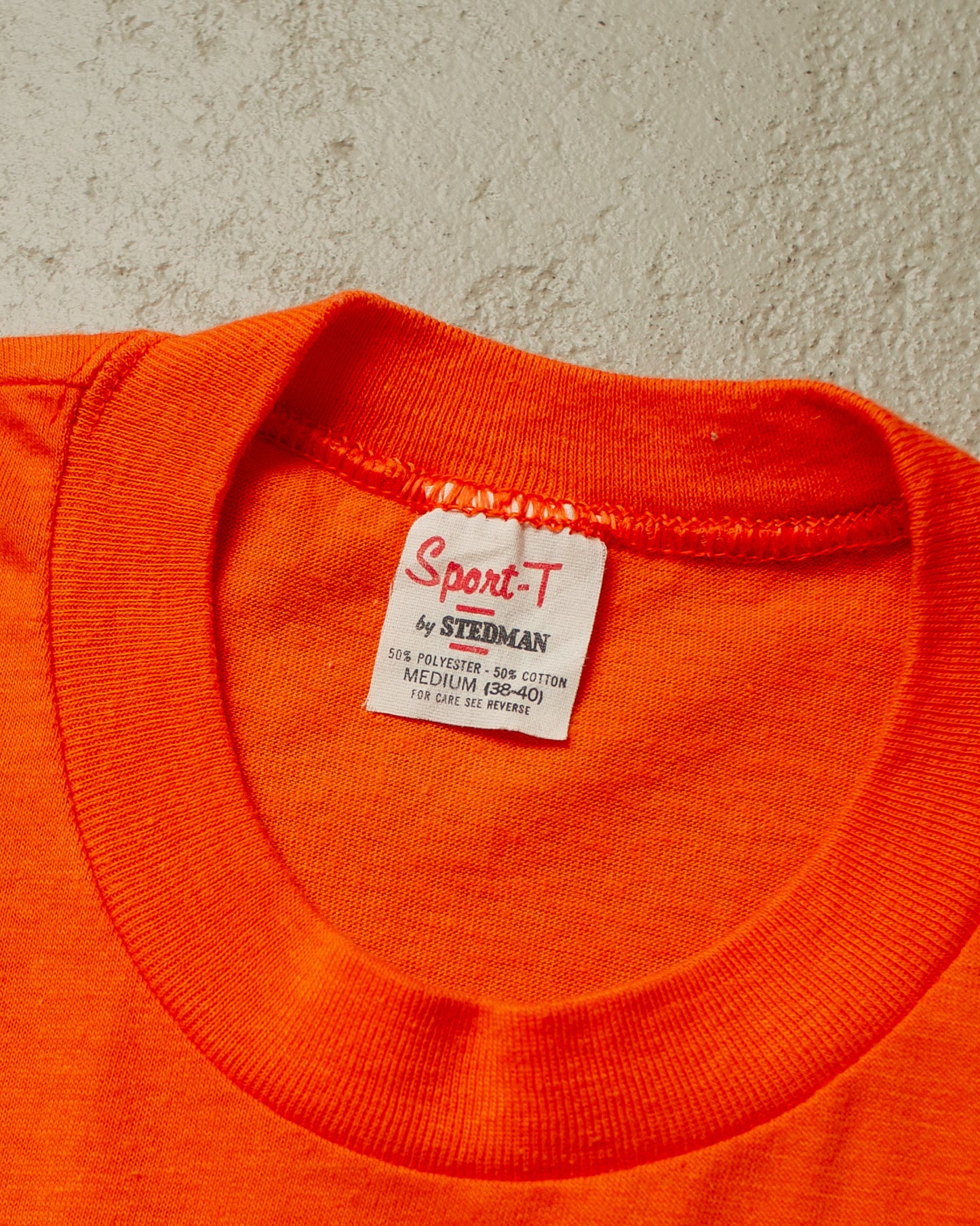 1980s unworn Parrot Staff T-shirt orange - S