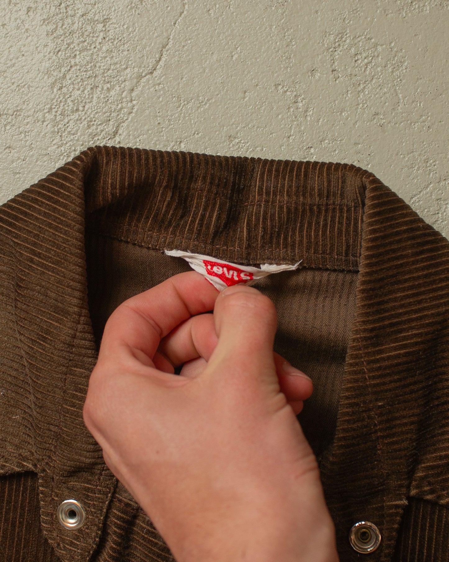 1960s/70s unworn Levi´s Big E Corduroy Jacket brown - M