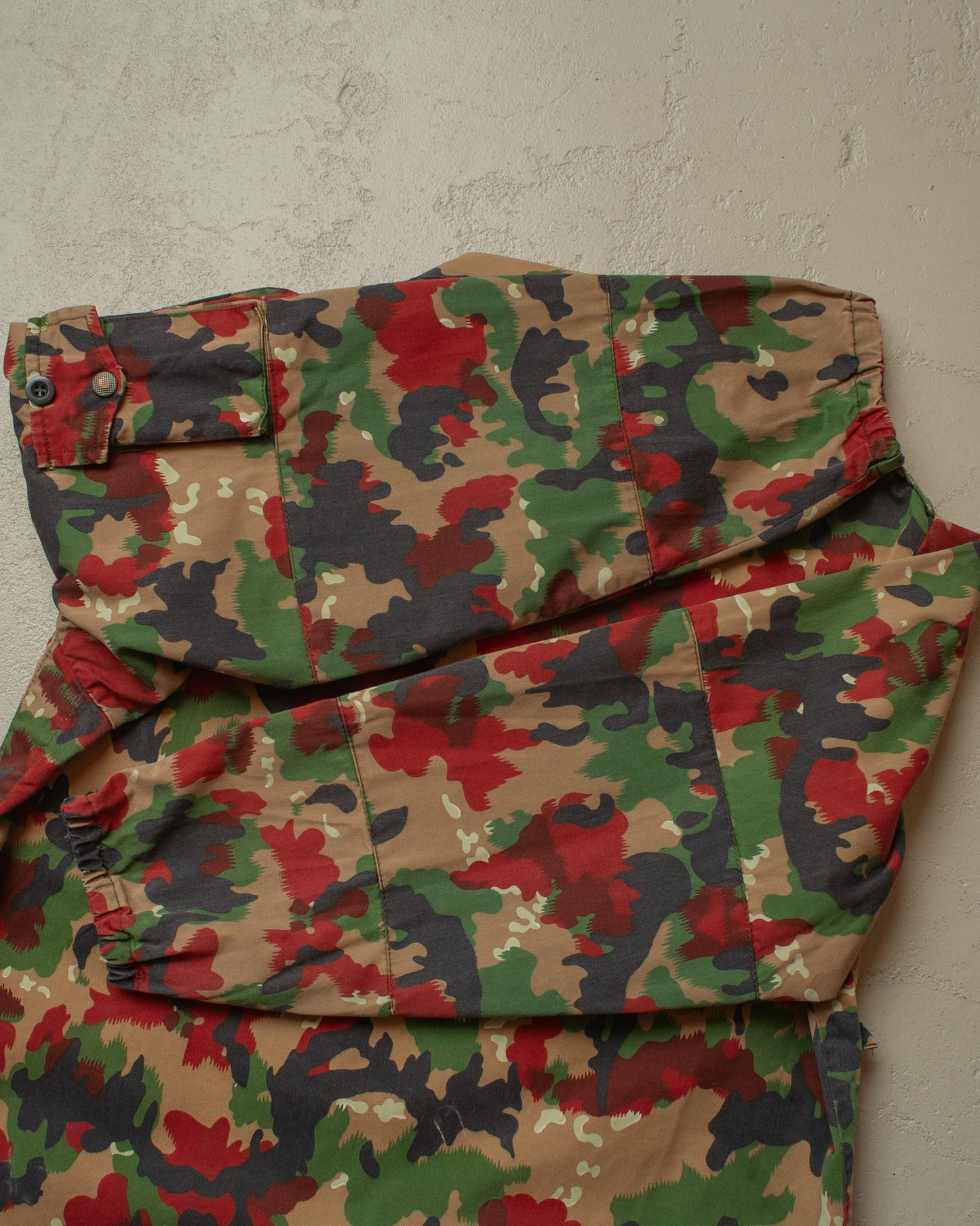 1980s Swiss Army Alpentarn Camouflage Shirt Jacket - XL/XXL