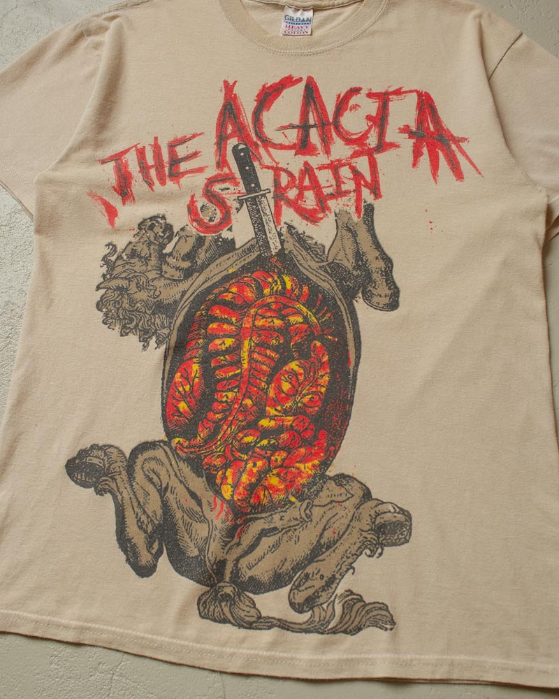 2000s The Acacia Strain Band T-shirt beige - M