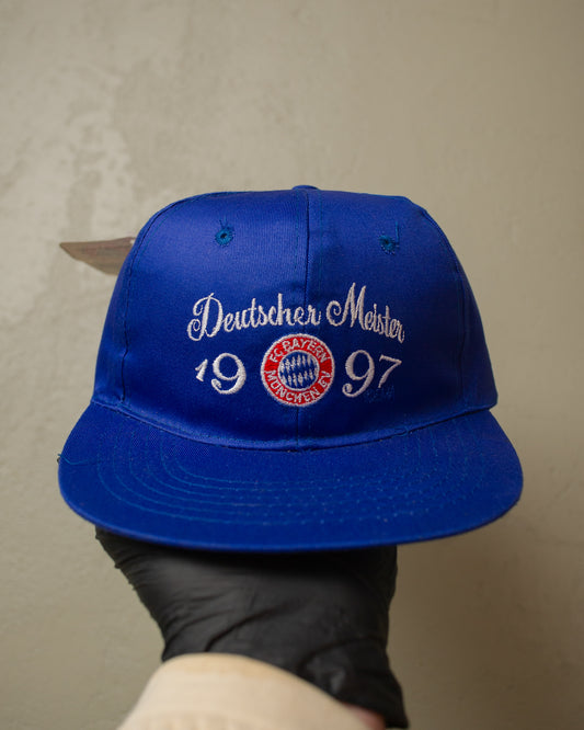 1997 NWT FC Bayern München Deutscher Meister Snapback blue