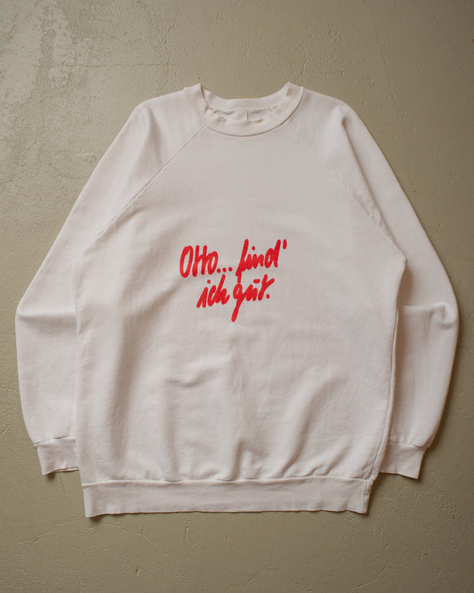 80s/90s Otto Sweatshirt white - XL