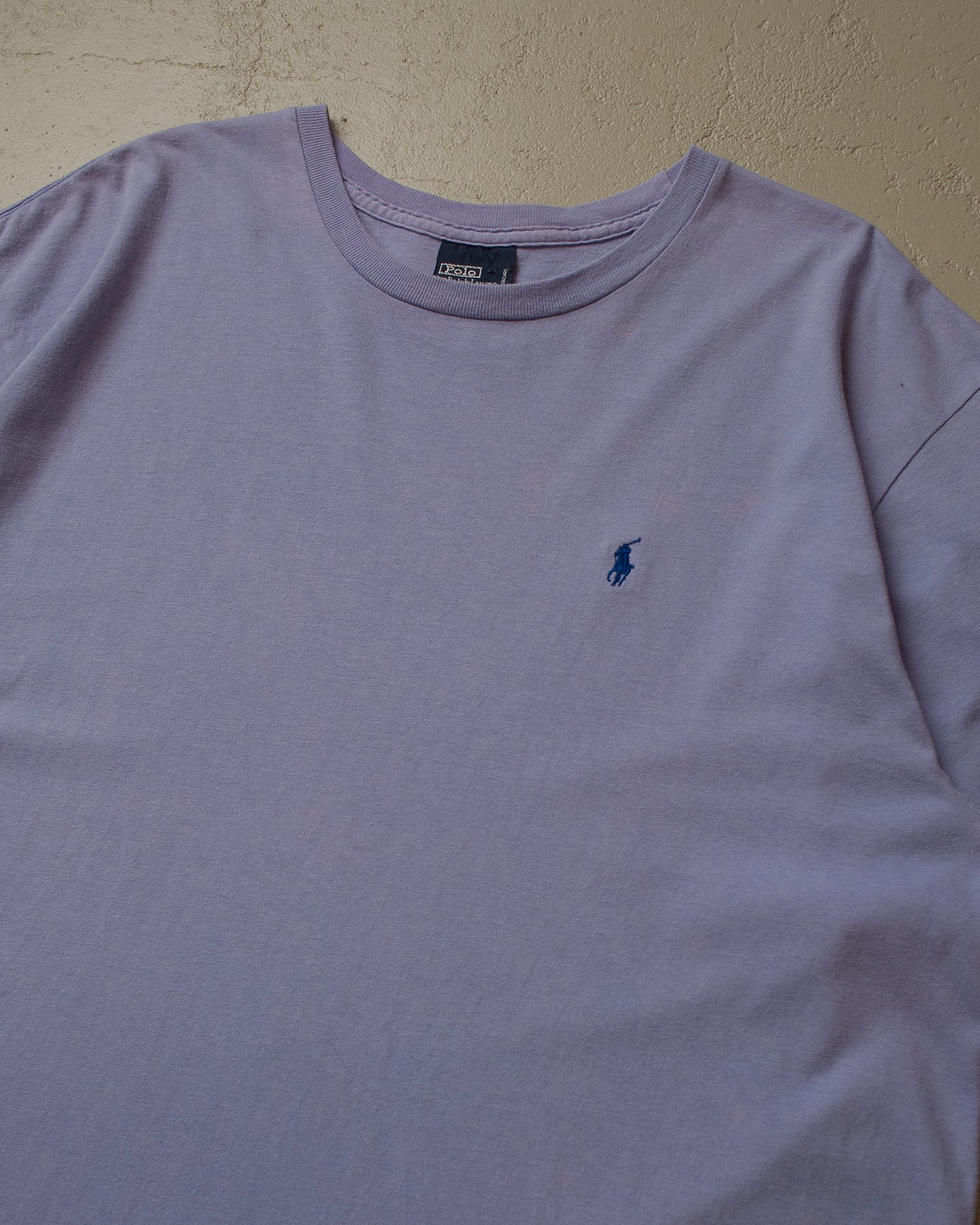 90s Polo Ralph Lauren Logo T-shirt purple - L/XL