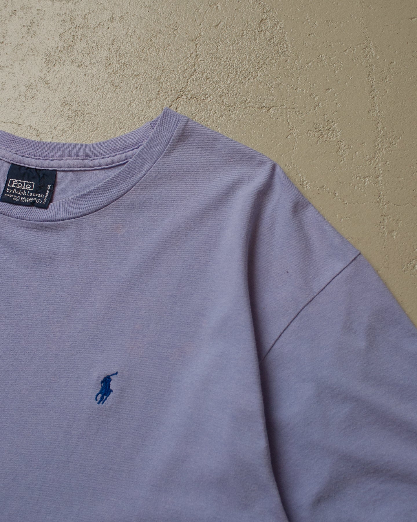 90s Polo Ralph Lauren Logo T-shirt purple - L/XL