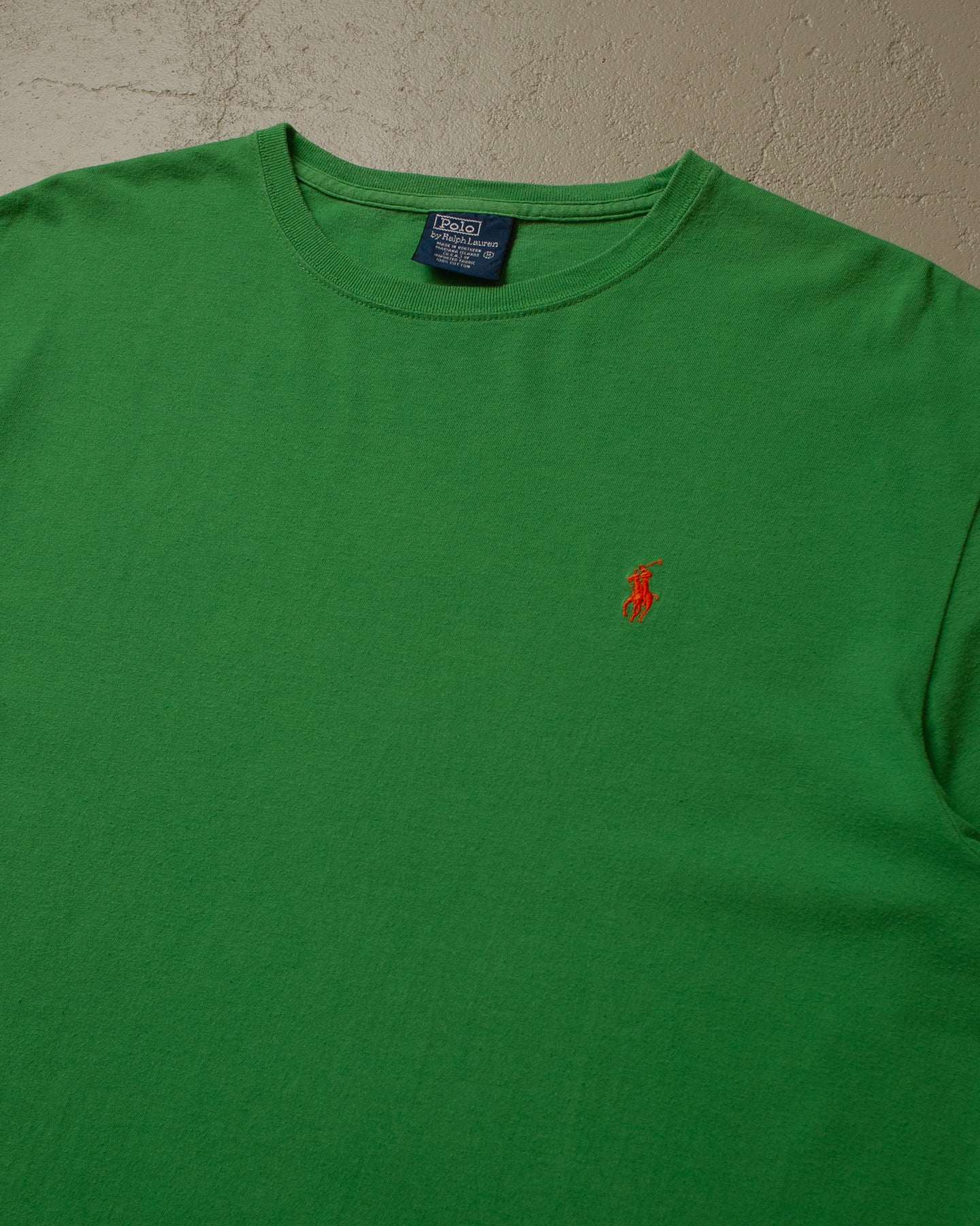 90s Polo Ralph Lauren Logo T-shirt green - M/L