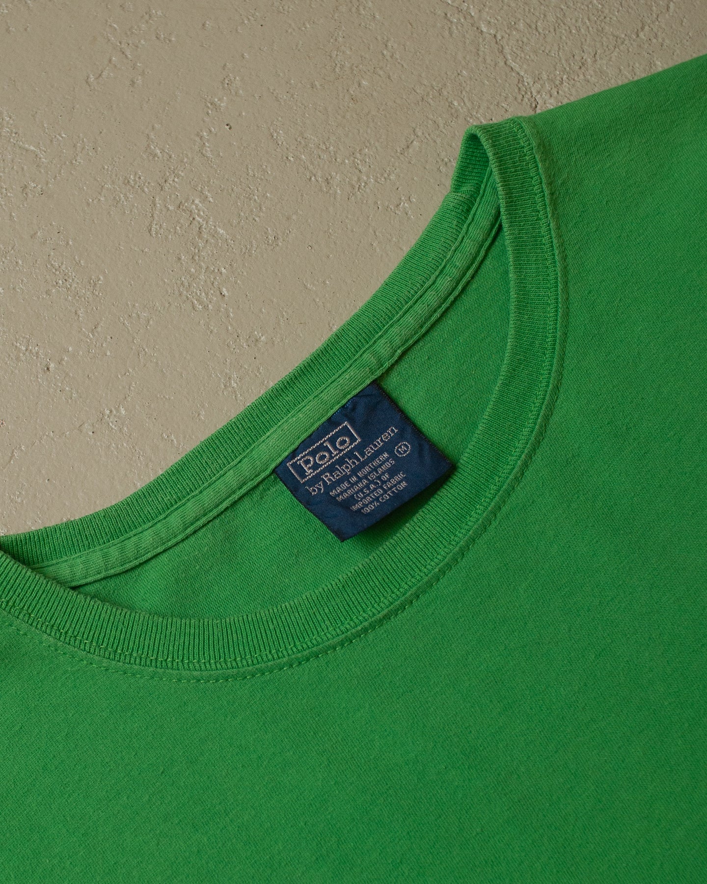 90s Polo Ralph Lauren Logo T-shirt green - M/L