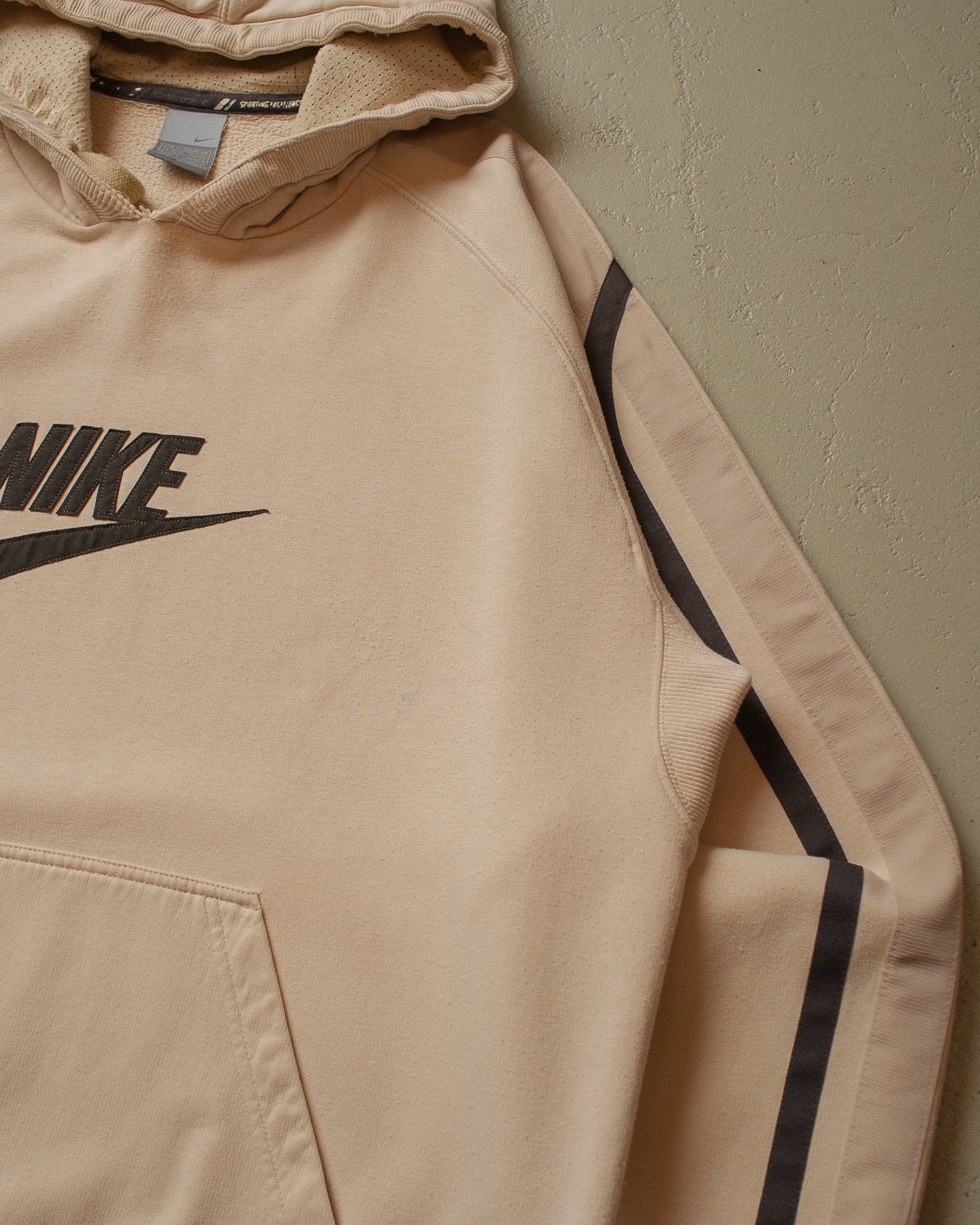 2000s Nike Logo Hoodie beige - XL/XXL