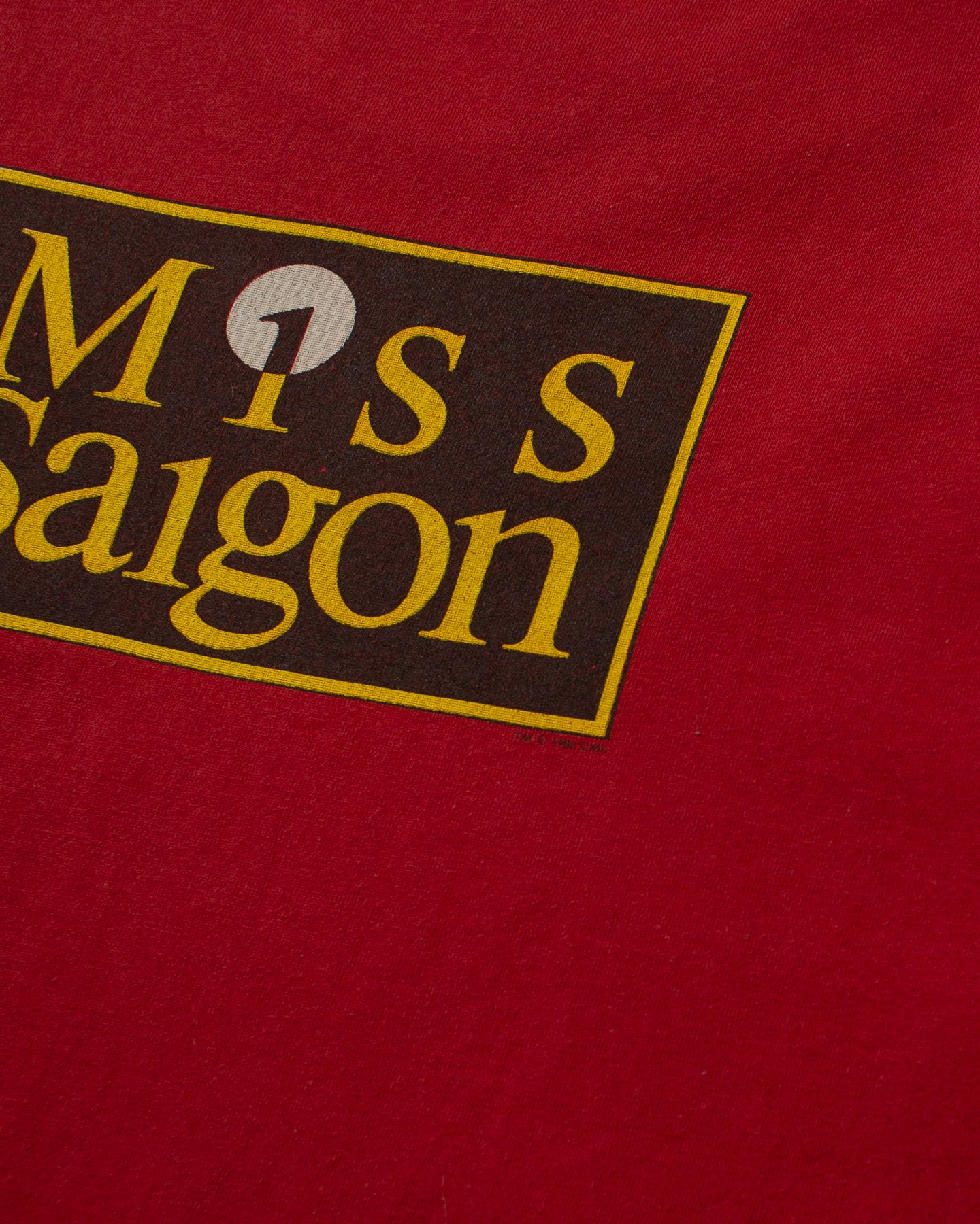 1988 Miss Saigon T-shirt red - L/XL