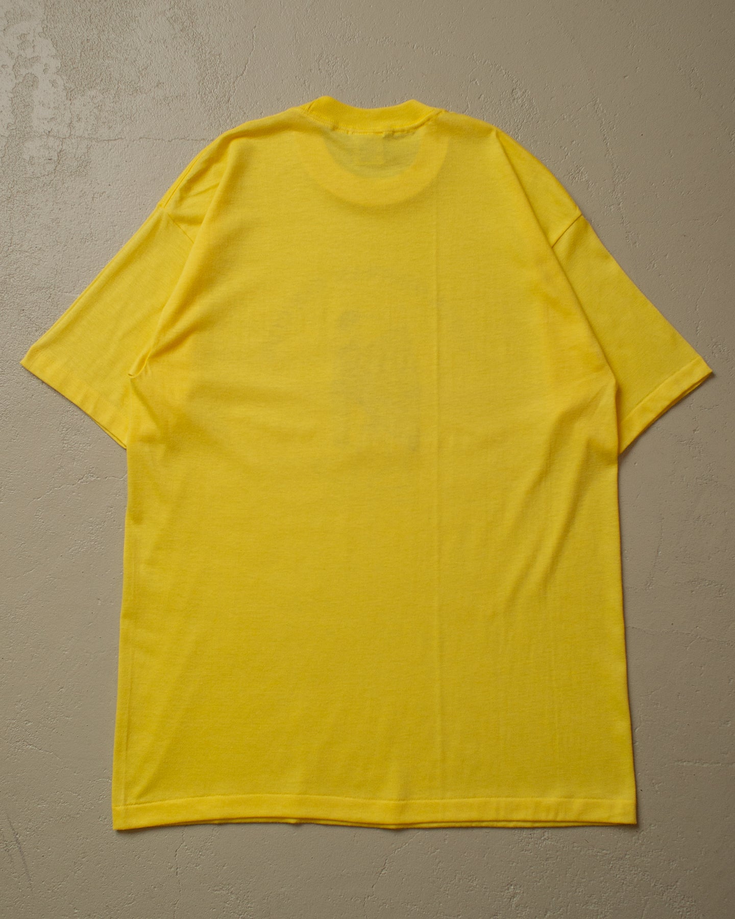 1976 unworn Uncle Sherman Fan Club T-shirt yellow - L/XL