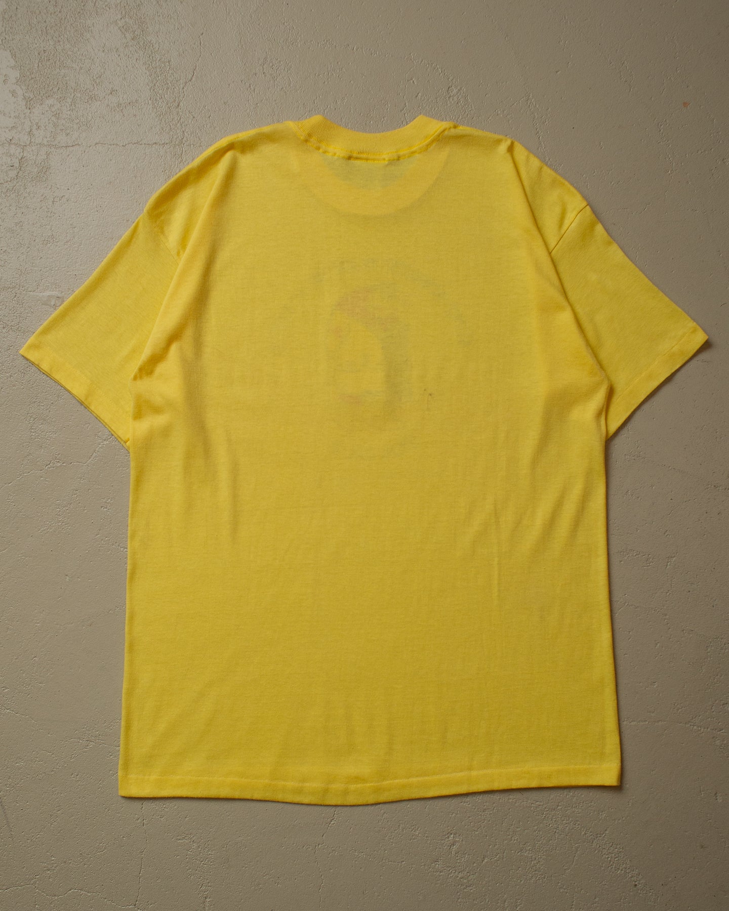 1980 unworn Aunt Sophie Body Beautiful Fan Club T-shirt yellow - L/XL