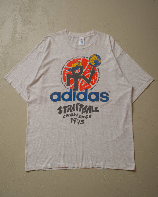 1995 Adidas Streetball Challenge T-shirt grey - XL/XXL