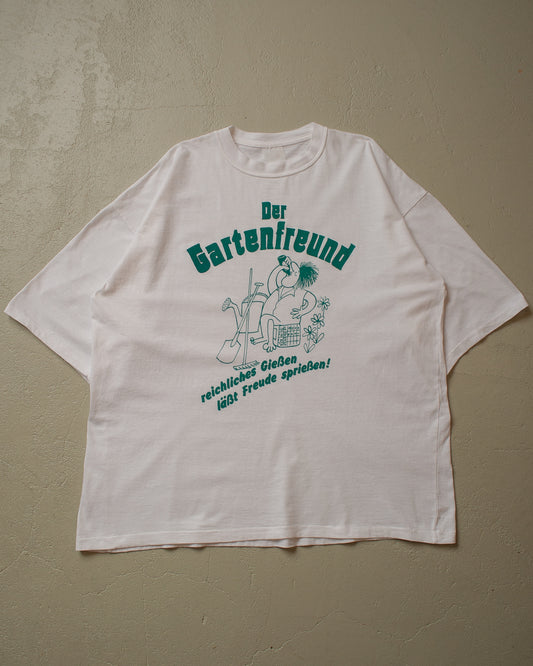 90s Der Gartenfreund T-shirt white - XXL