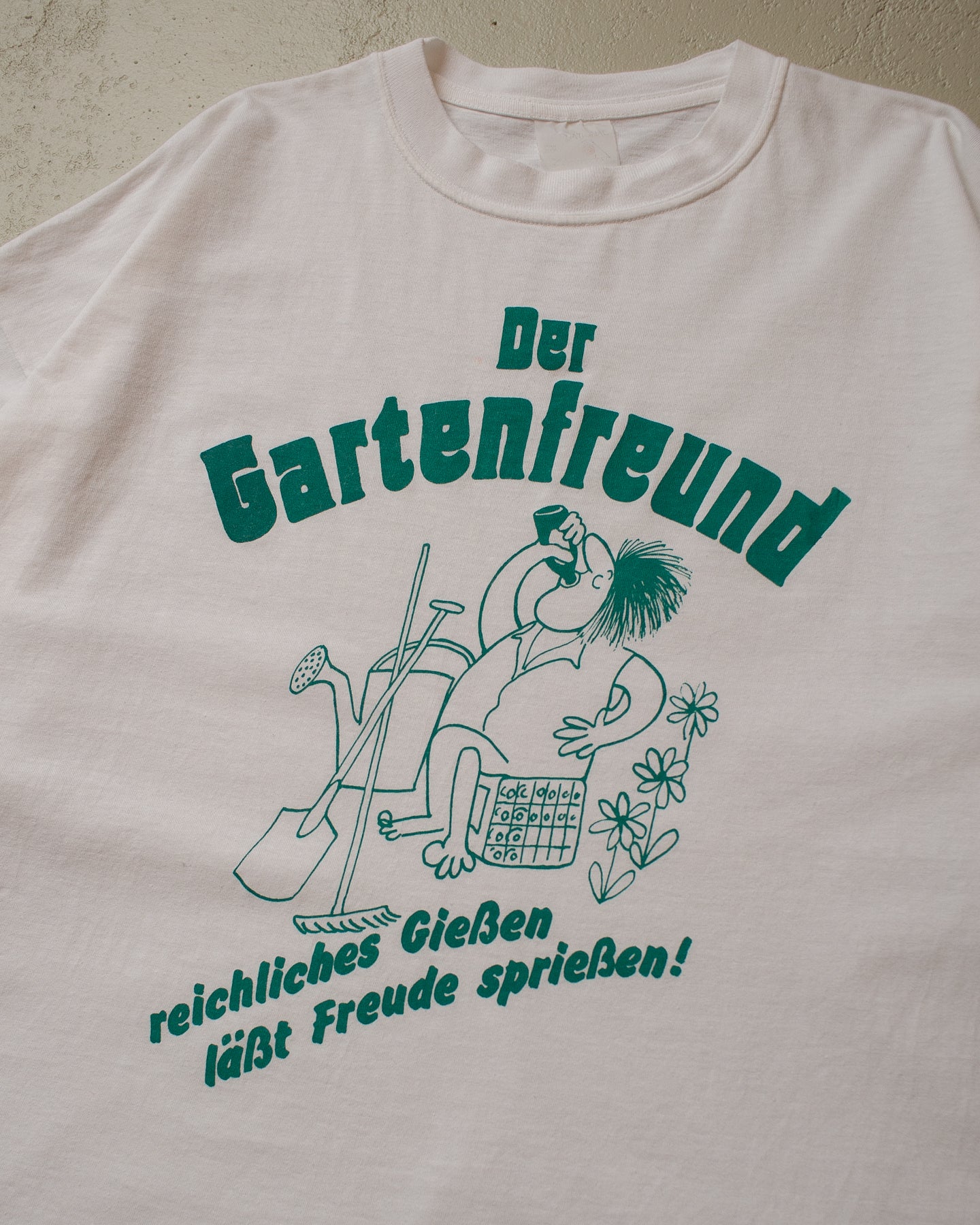 90s Der Gartenfreund T-shirt white - XXL