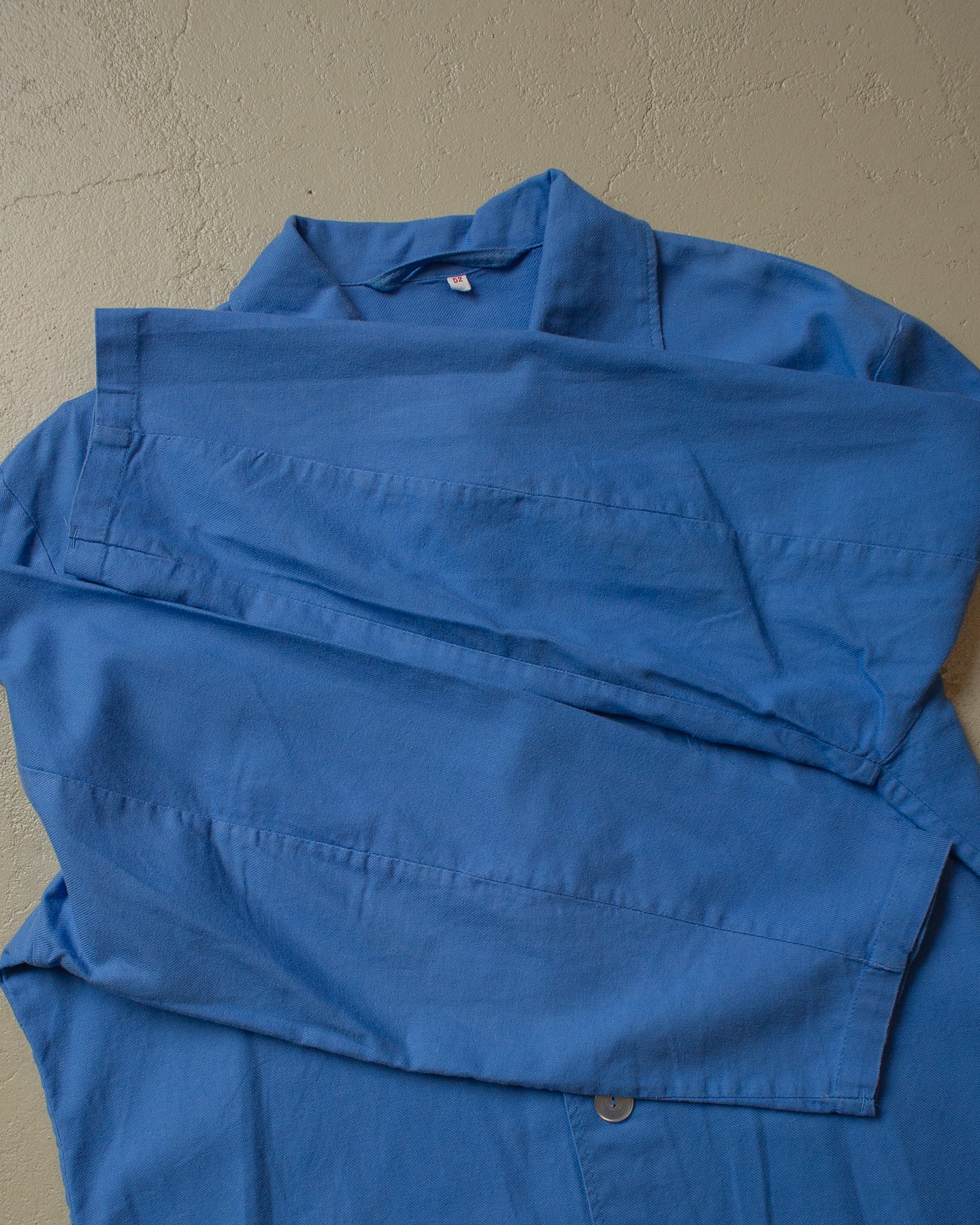 80s German Chore Shirt Jacket blue - L