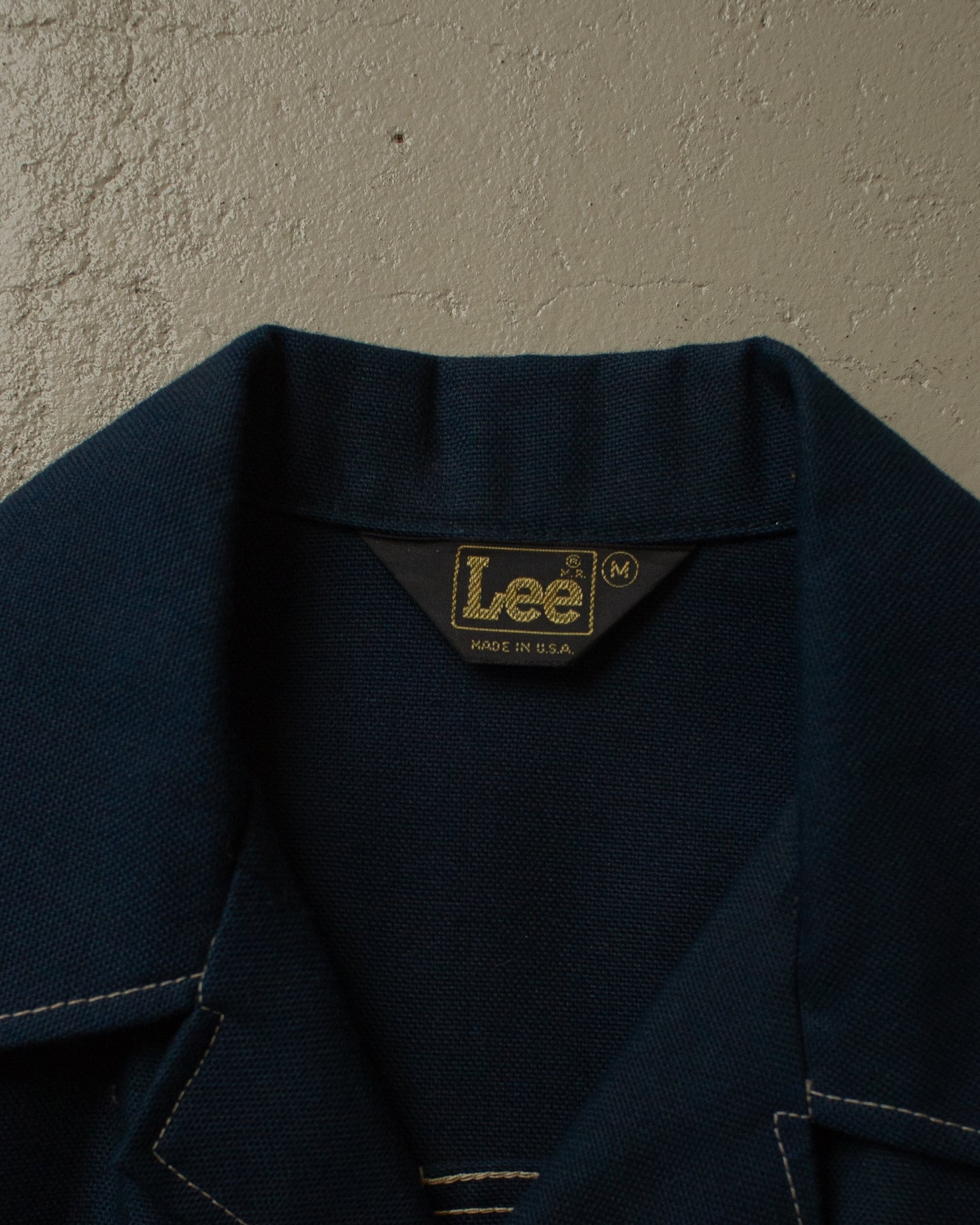 70s unworn Lee Cal 45 Shirt Jacket navyblue - M