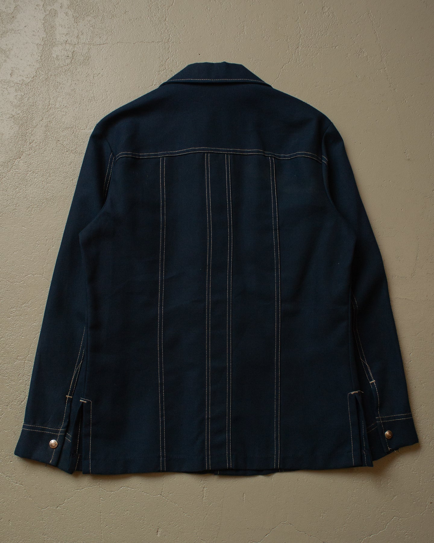 70s unworn Lee Cal 45 Shirt Jacket navyblue - M