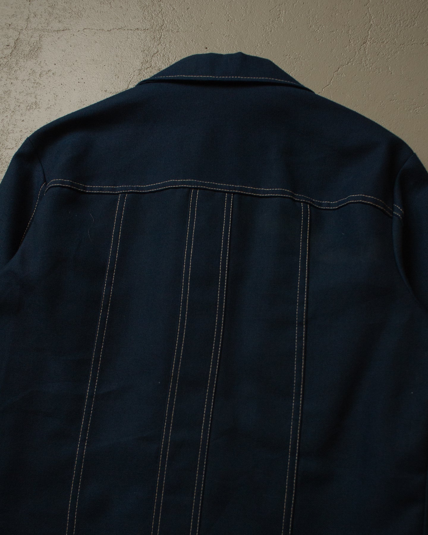 70s unworn Lee Cal 45 Shirt Jacket navyblue - M