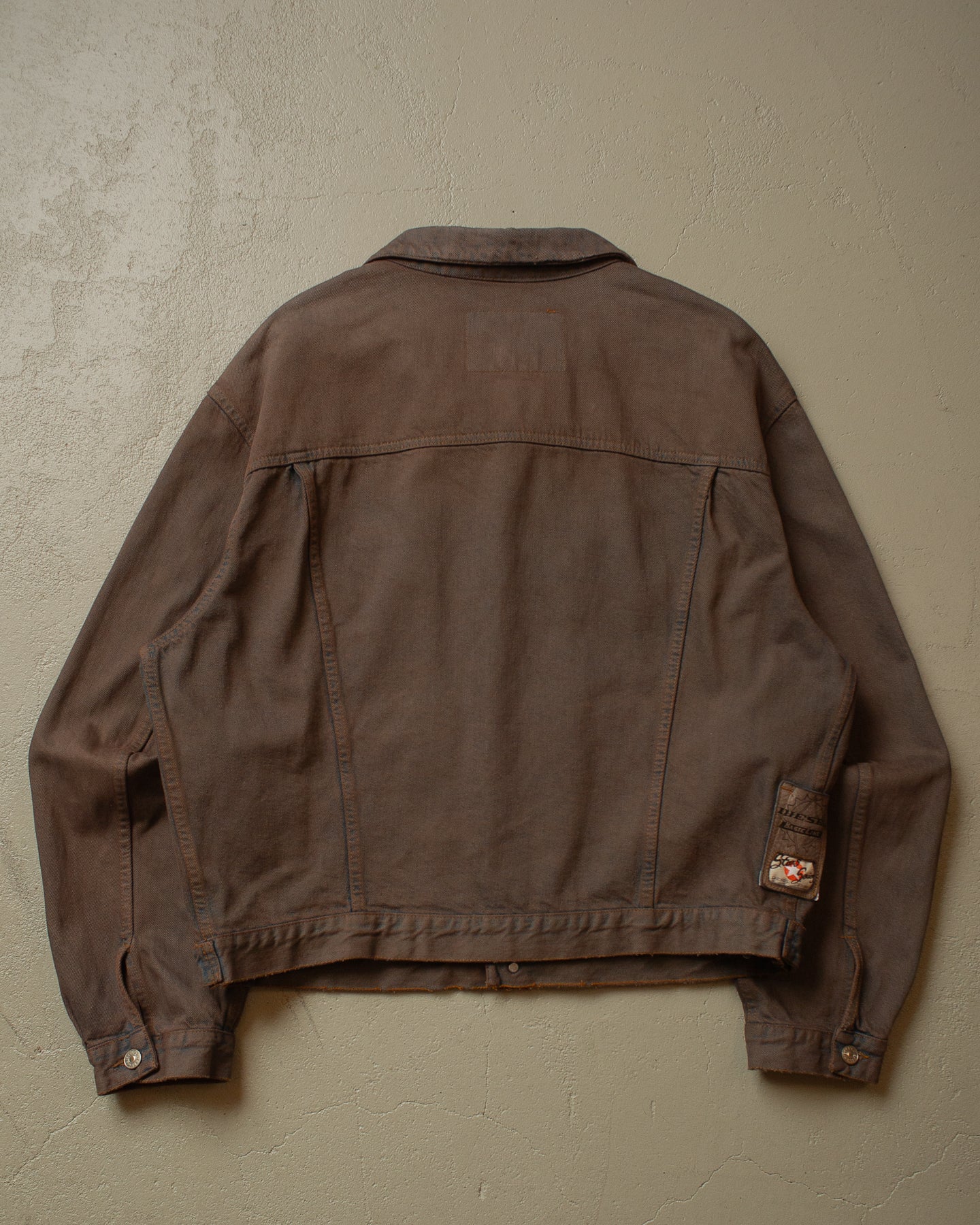 90s Diesel Mud Wash Denim Jacket - XL/XXL