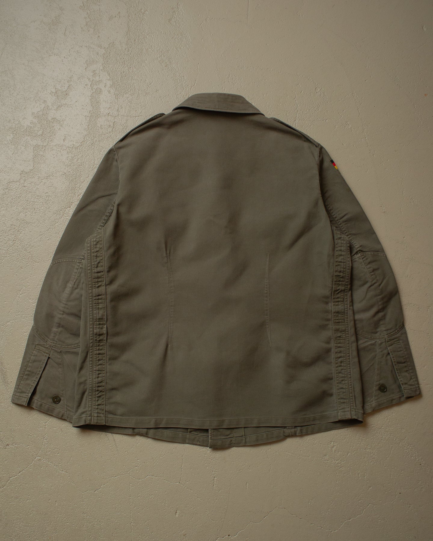 1966 German Army Moleskin Shirt Jacket khaki - XL