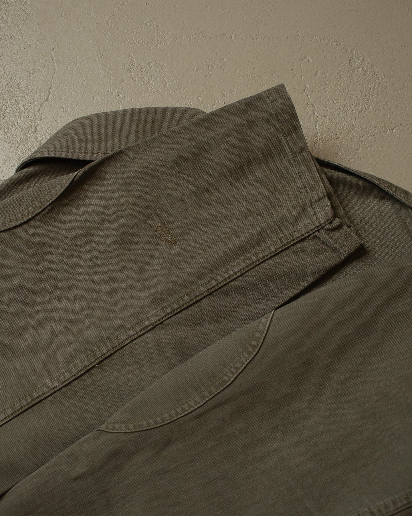 1966 German Army Moleskin Shirt Jacket khaki - XL