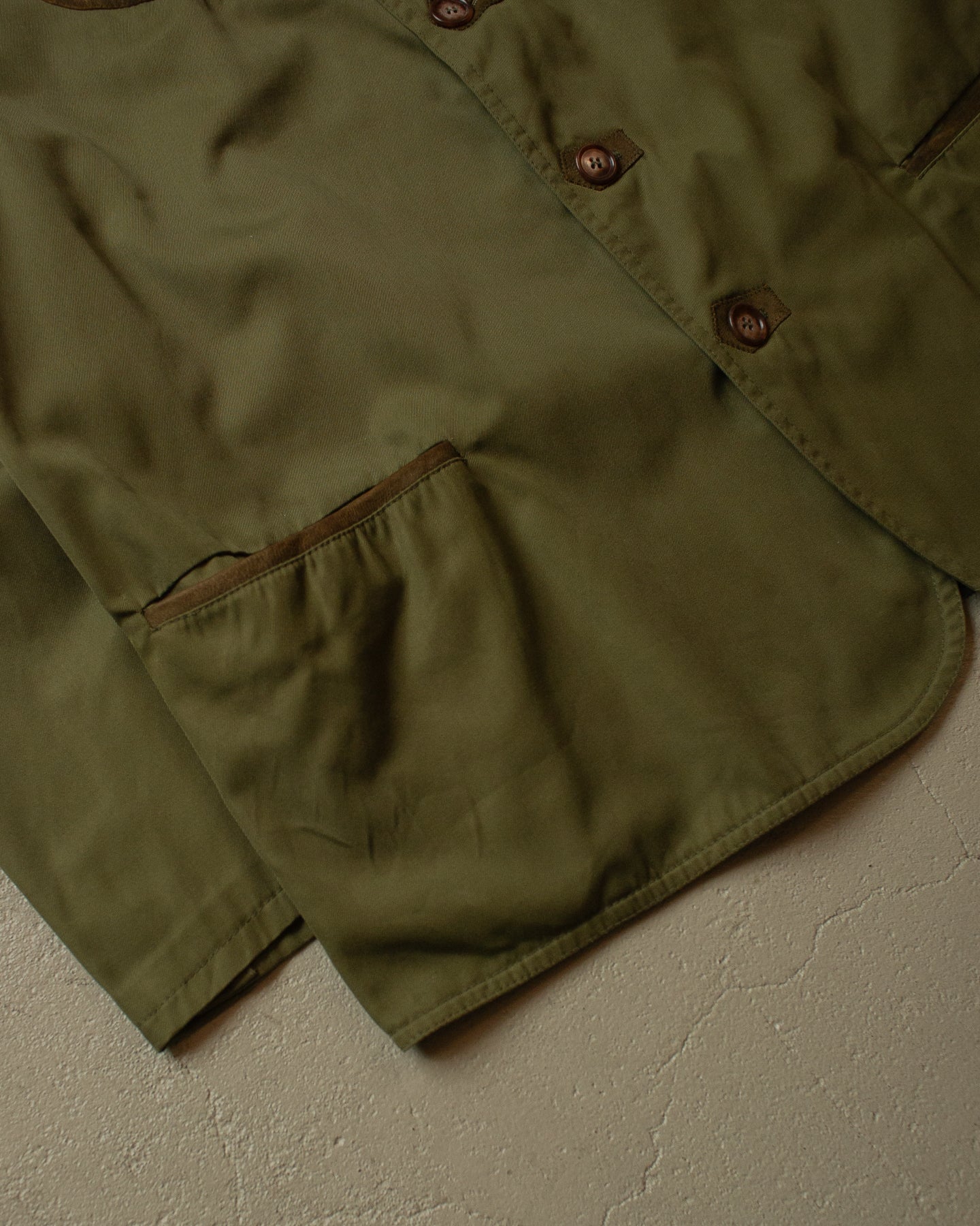 70s/80s Shooting Jacket green - L