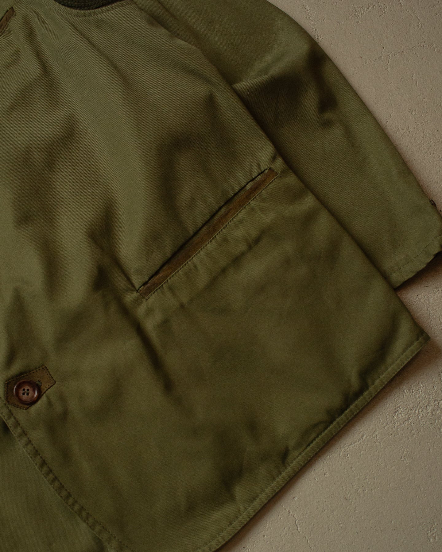 70s/80s Shooting Jacket green - L