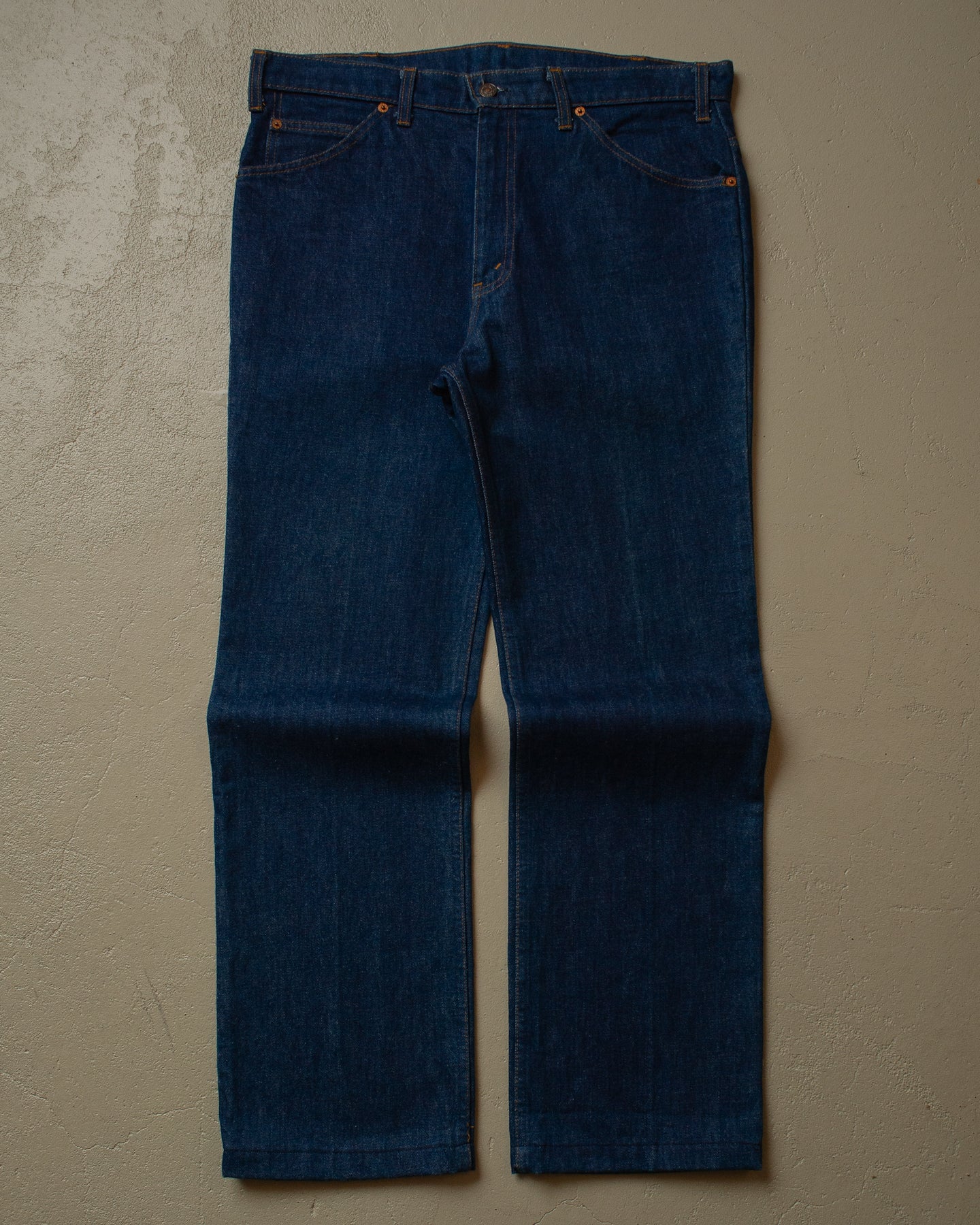 80s Levi‘s 630 Orange Tab Jeans blue - W36xL32