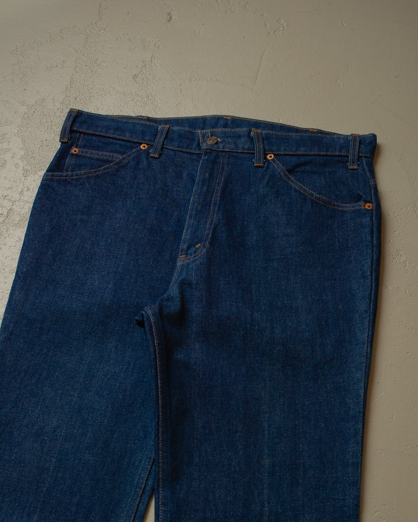 80s Levi‘s 630 Orange Tab Jeans blue - W36xL32