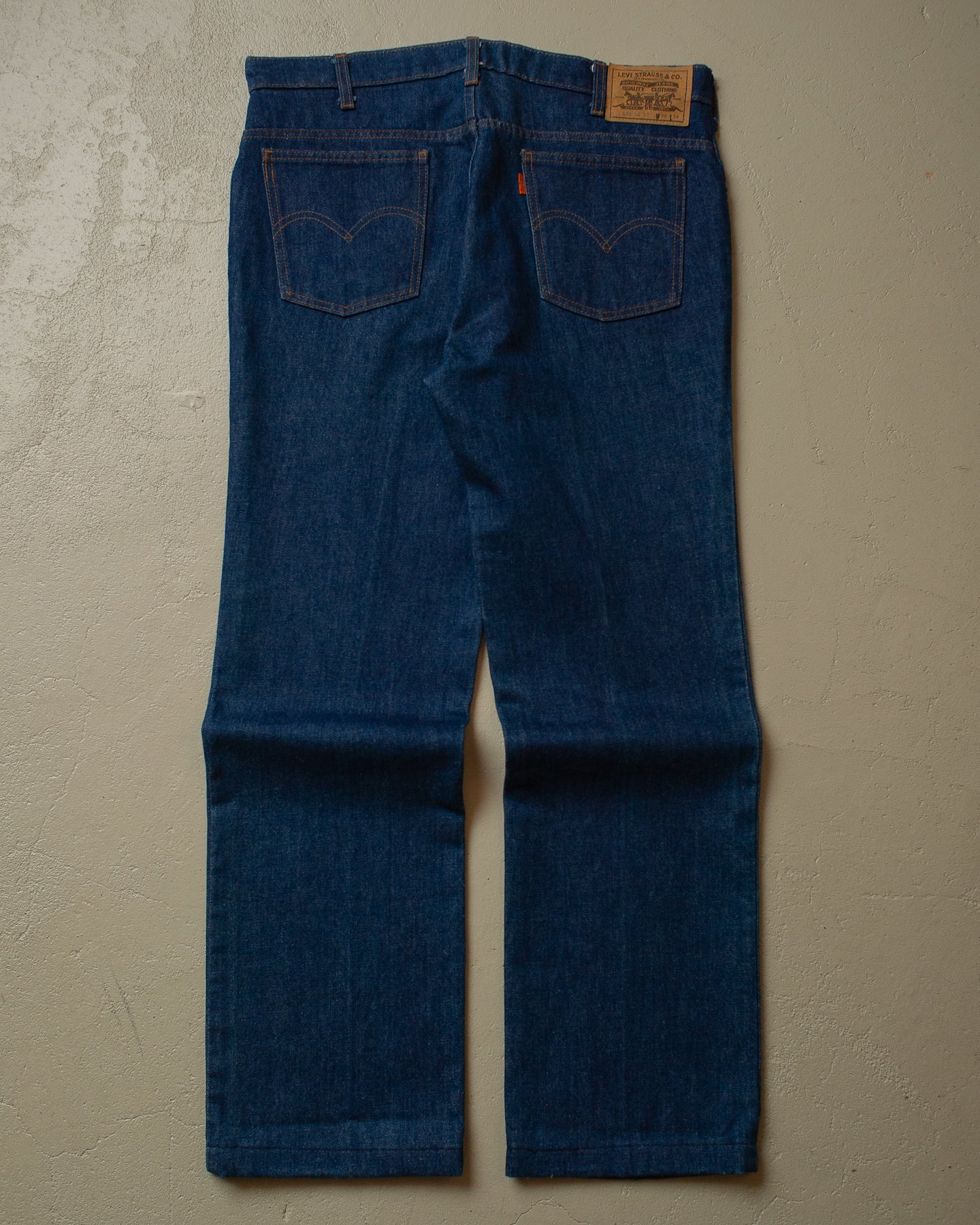 80s Levi‘s 630 Orange Tab Jeans blue - W36xL32