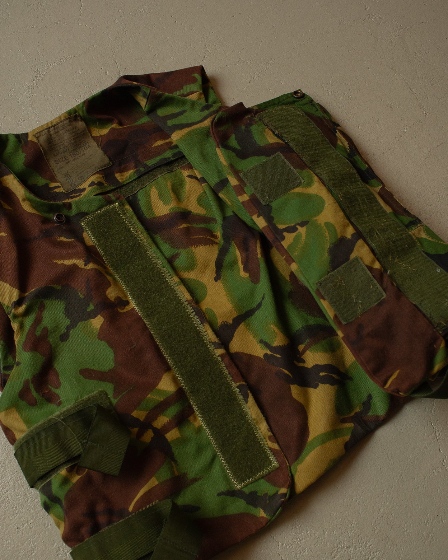 2000s British Army Camouflage Body Cover Vest - M