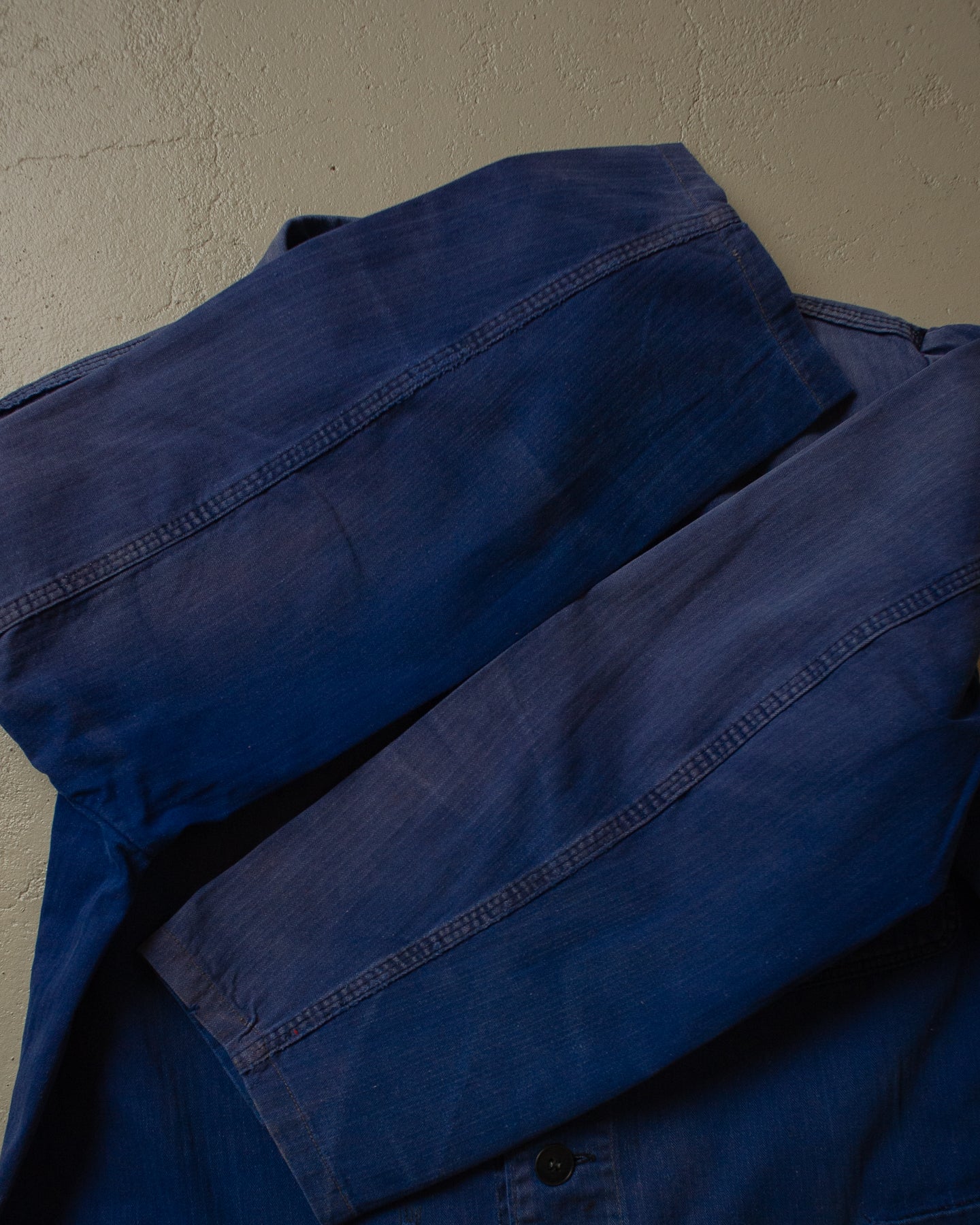 60s/70s Sunfaded Chore Jacket navyblue - M/L