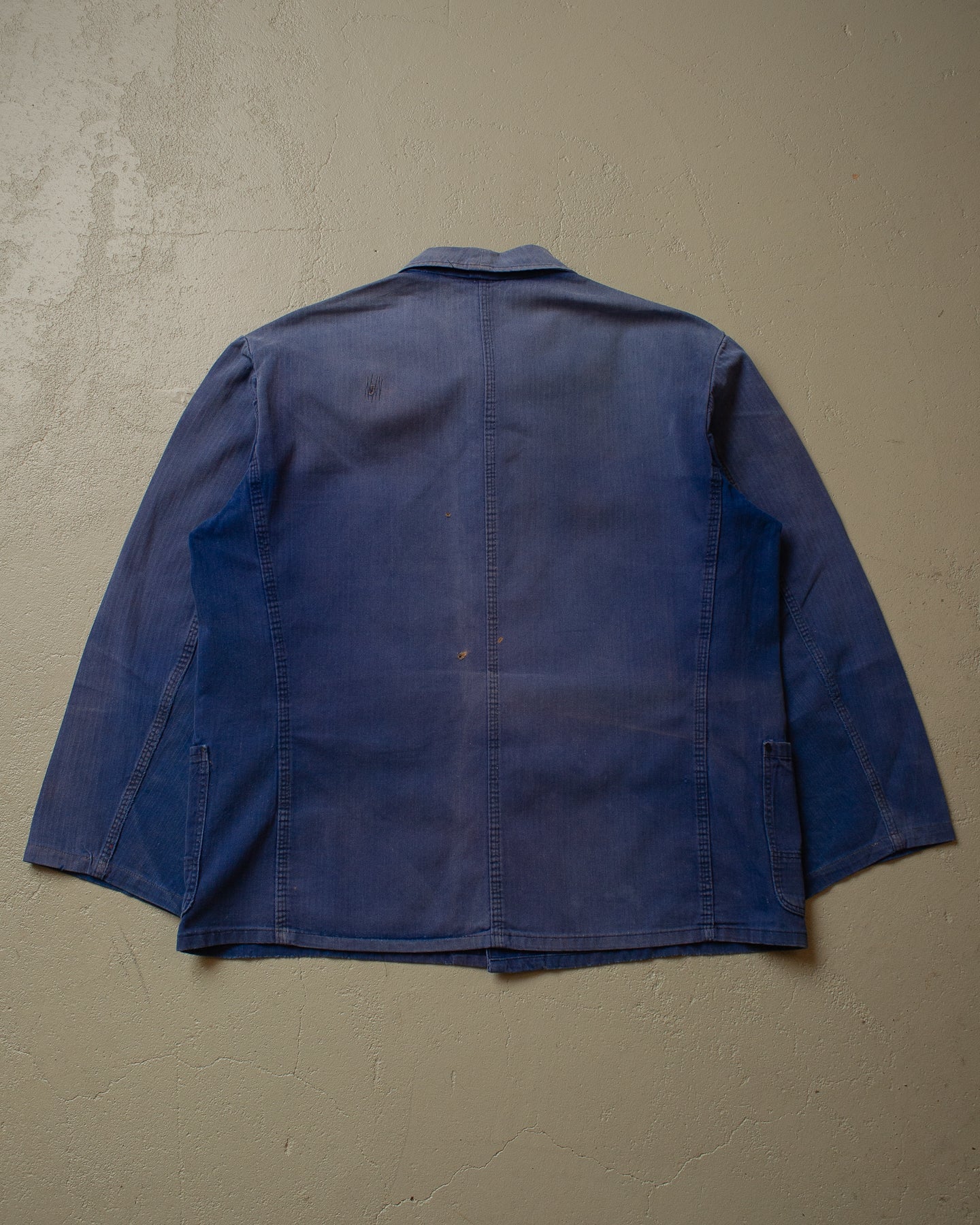 60s/70s Sunfaded Chore Jacket navyblue - M/L