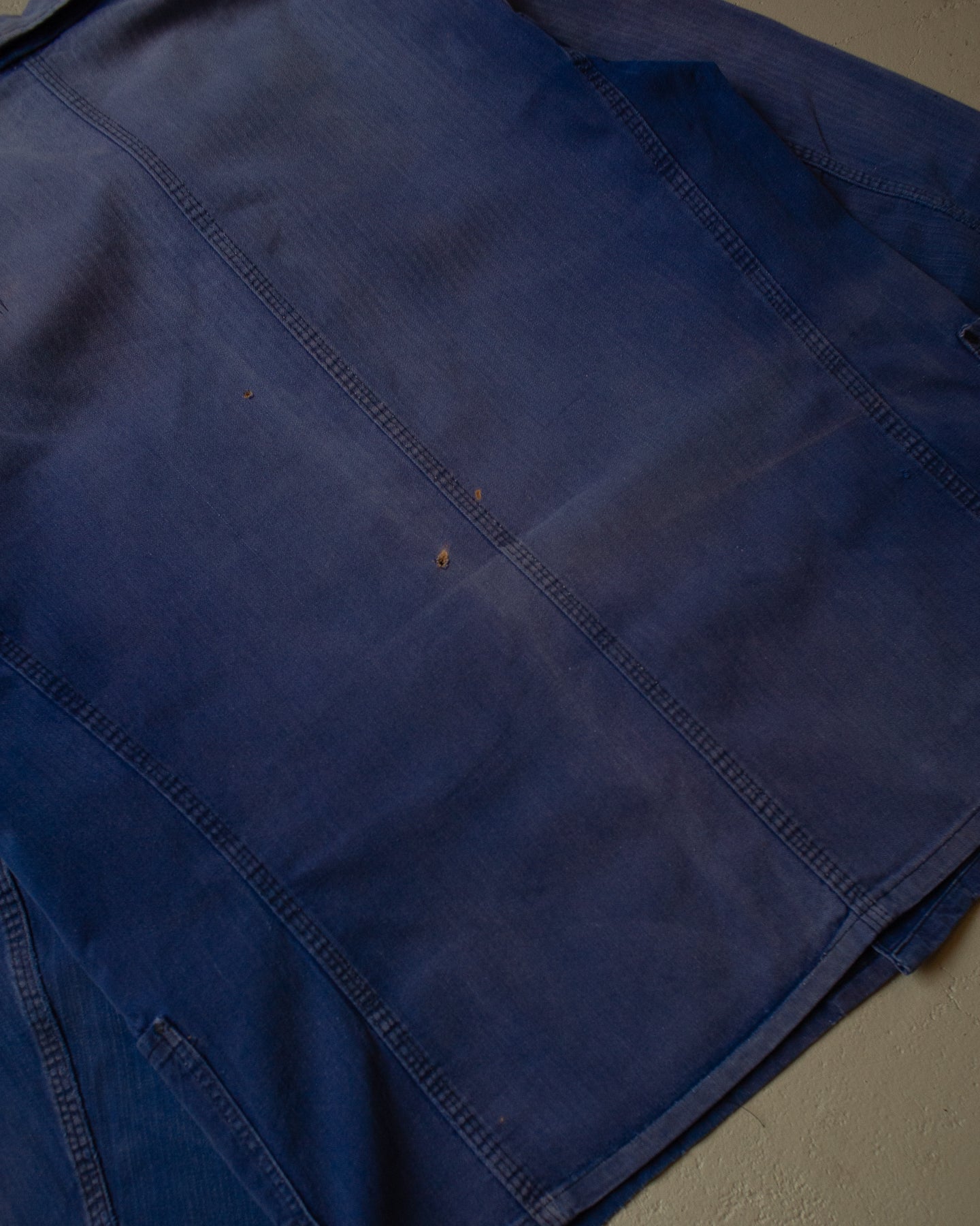 60s/70s Sunfaded Chore Jacket navyblue - M/L