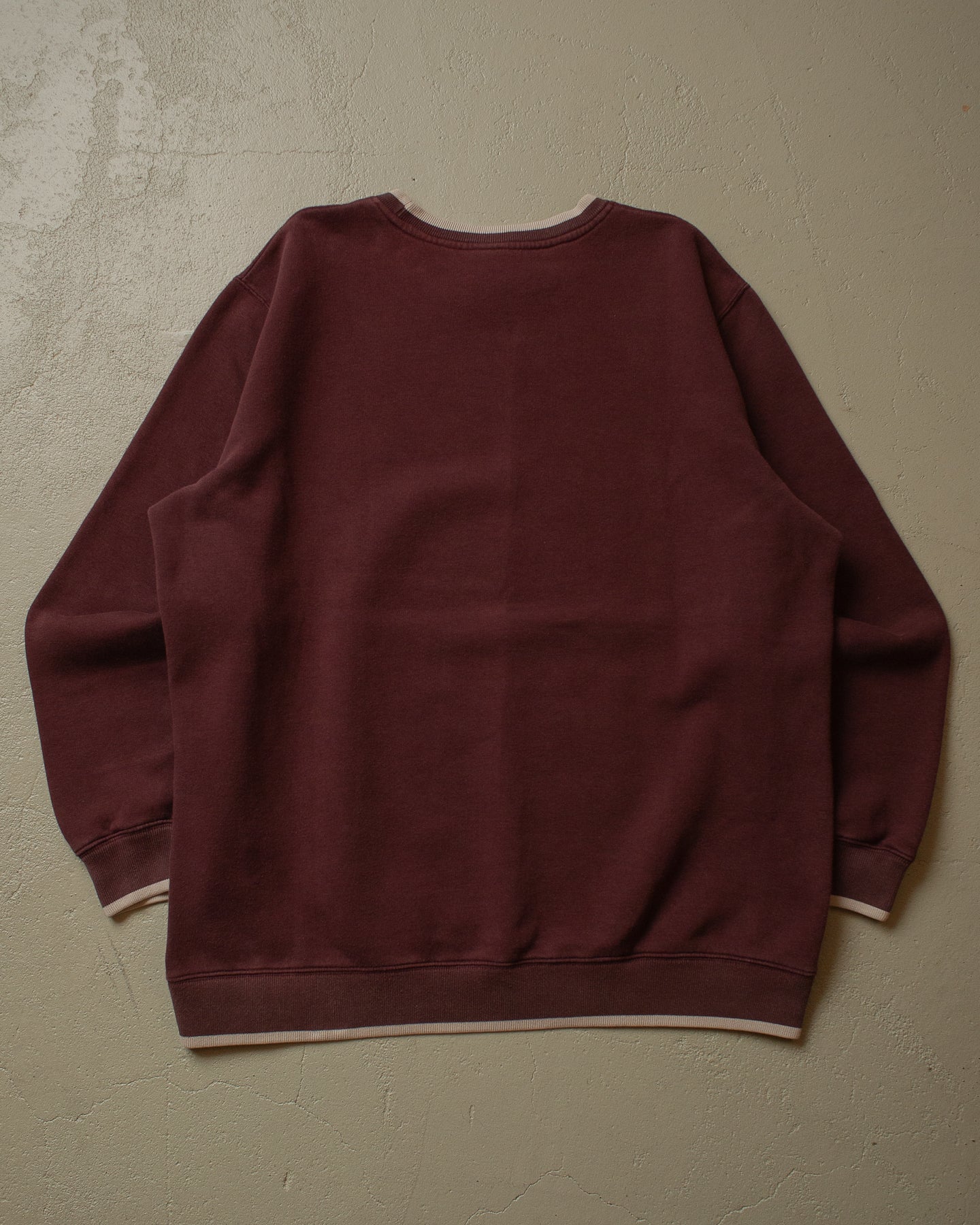 2000s Nike Mid Swoosh Sweatshirt burgundy - L/XL