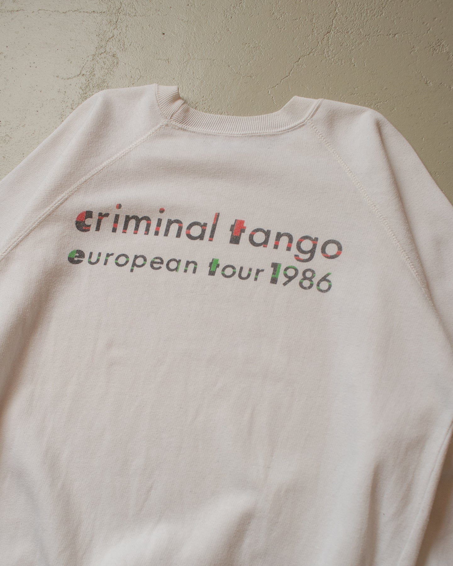 1986 Manfred Mann‘s Earth Band ‚Criminal Tango‘ Tour Sweatshirt - M/L