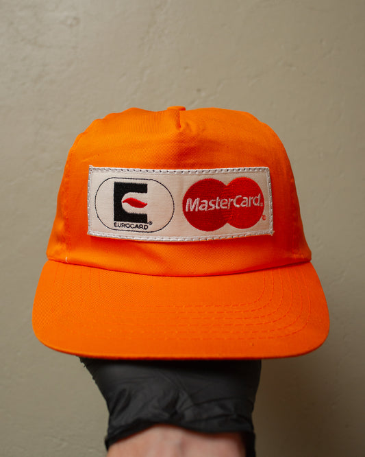 90s Mastercard Snapback orange