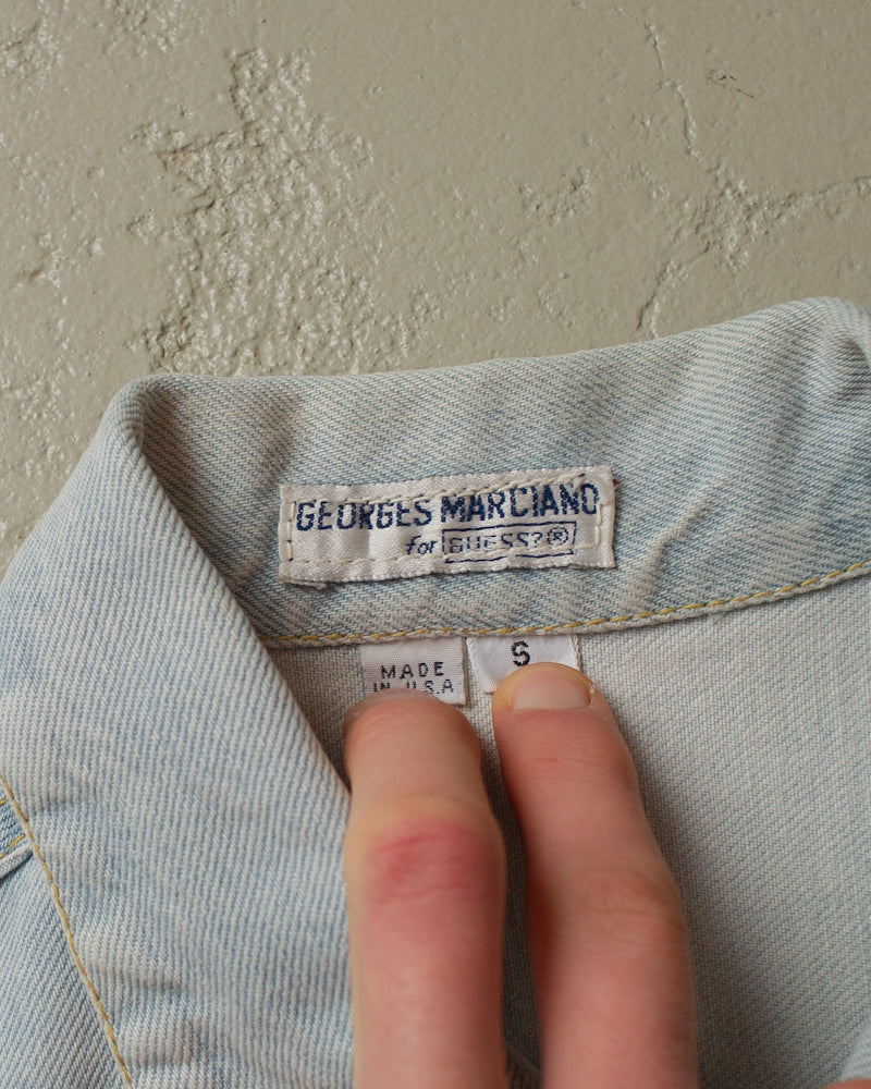 80s Guess by George Marciano Denim Jacket - S