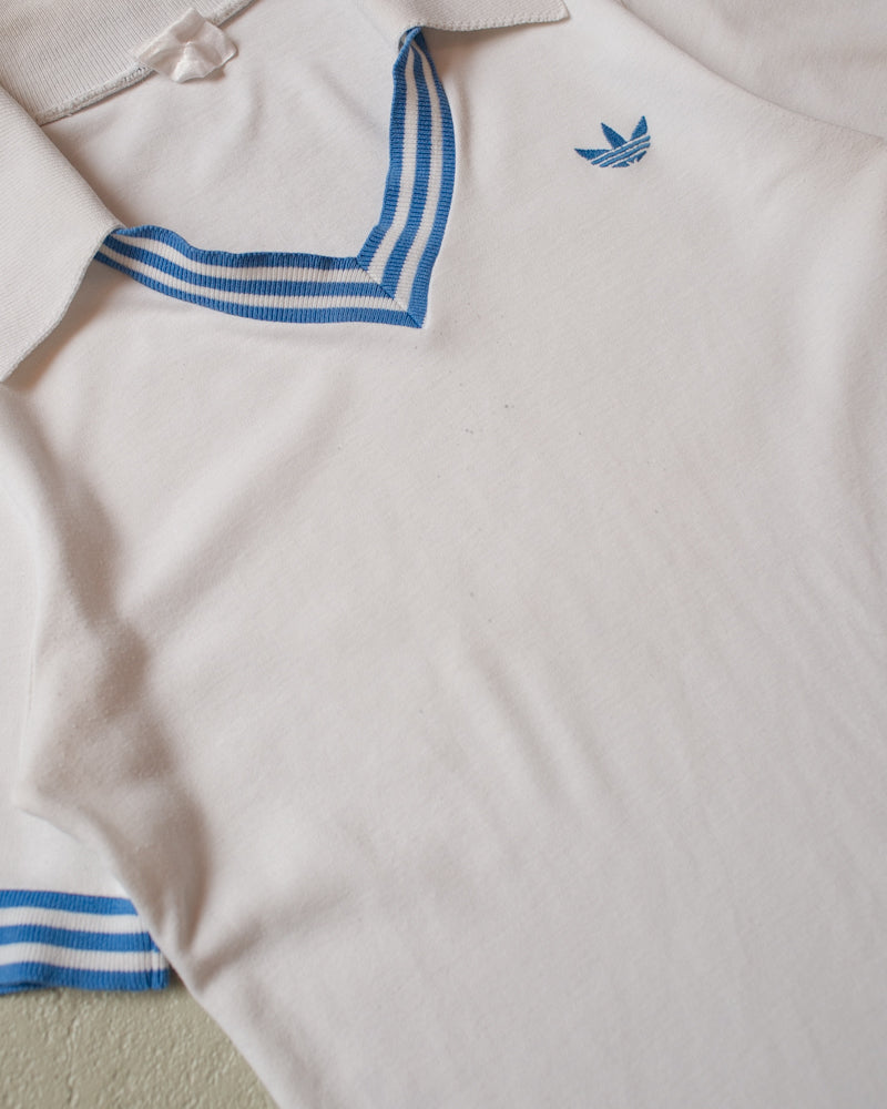 70s/80s Adidas Logo T-shirt white - S/M