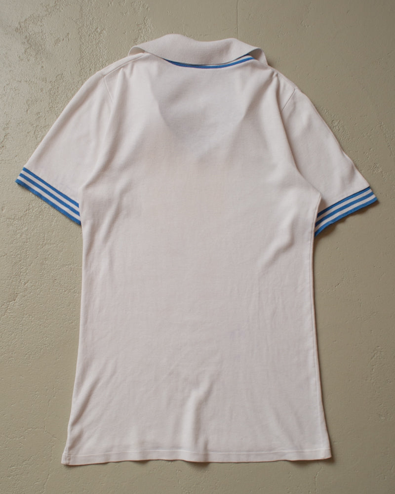 70s/80s Adidas Logo T-shirt white - S/M